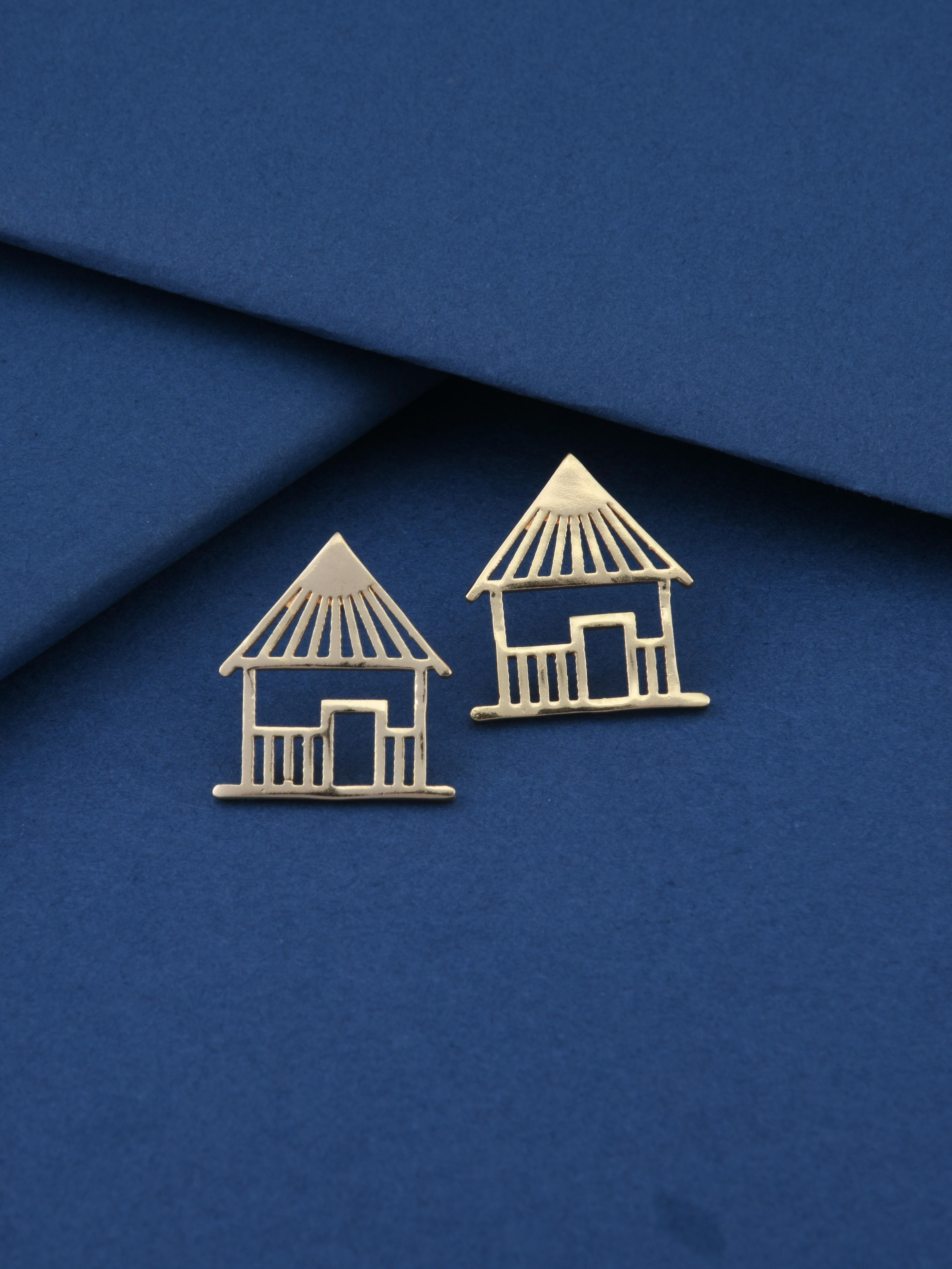 Hut Warli Earrings