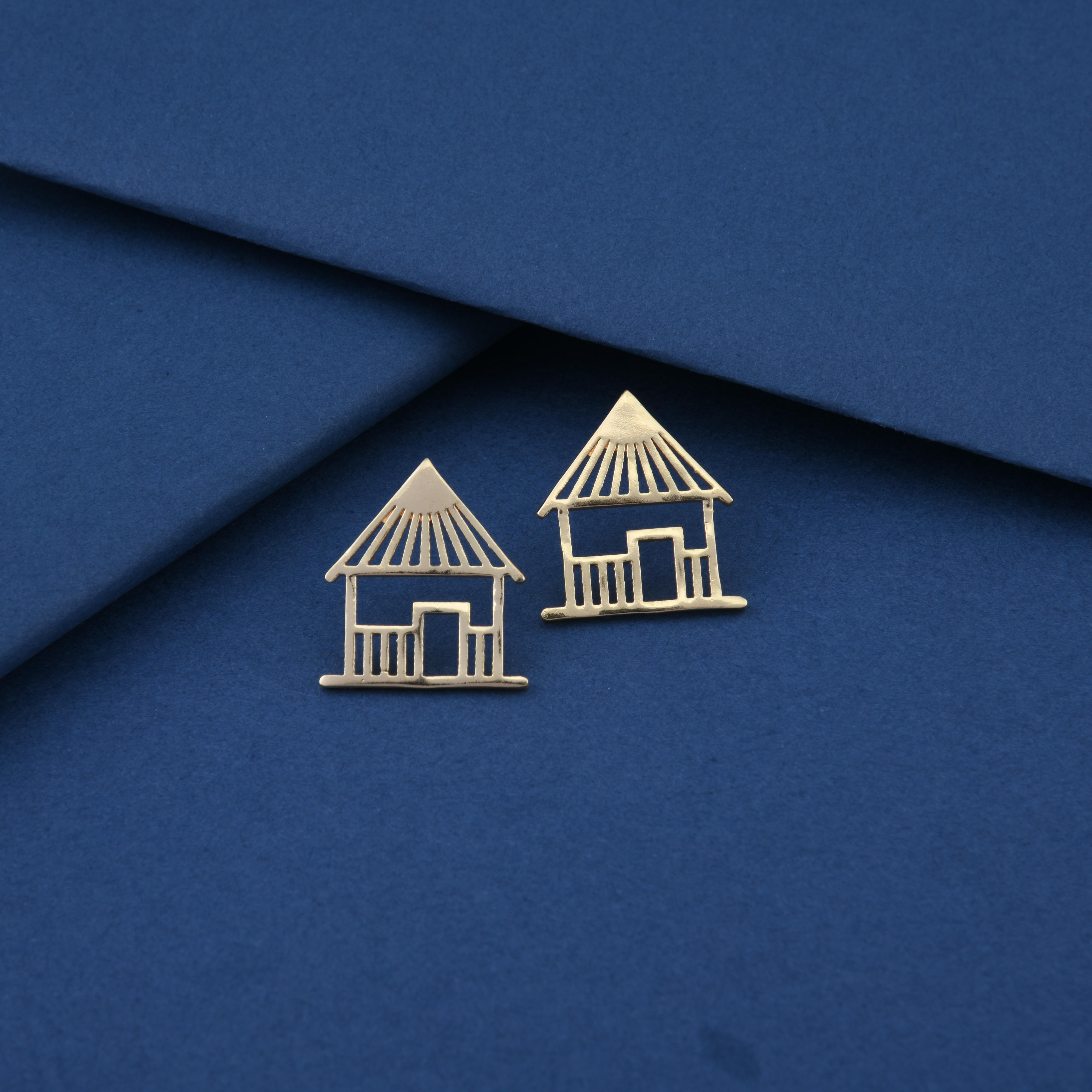 Hut Warli Earrings