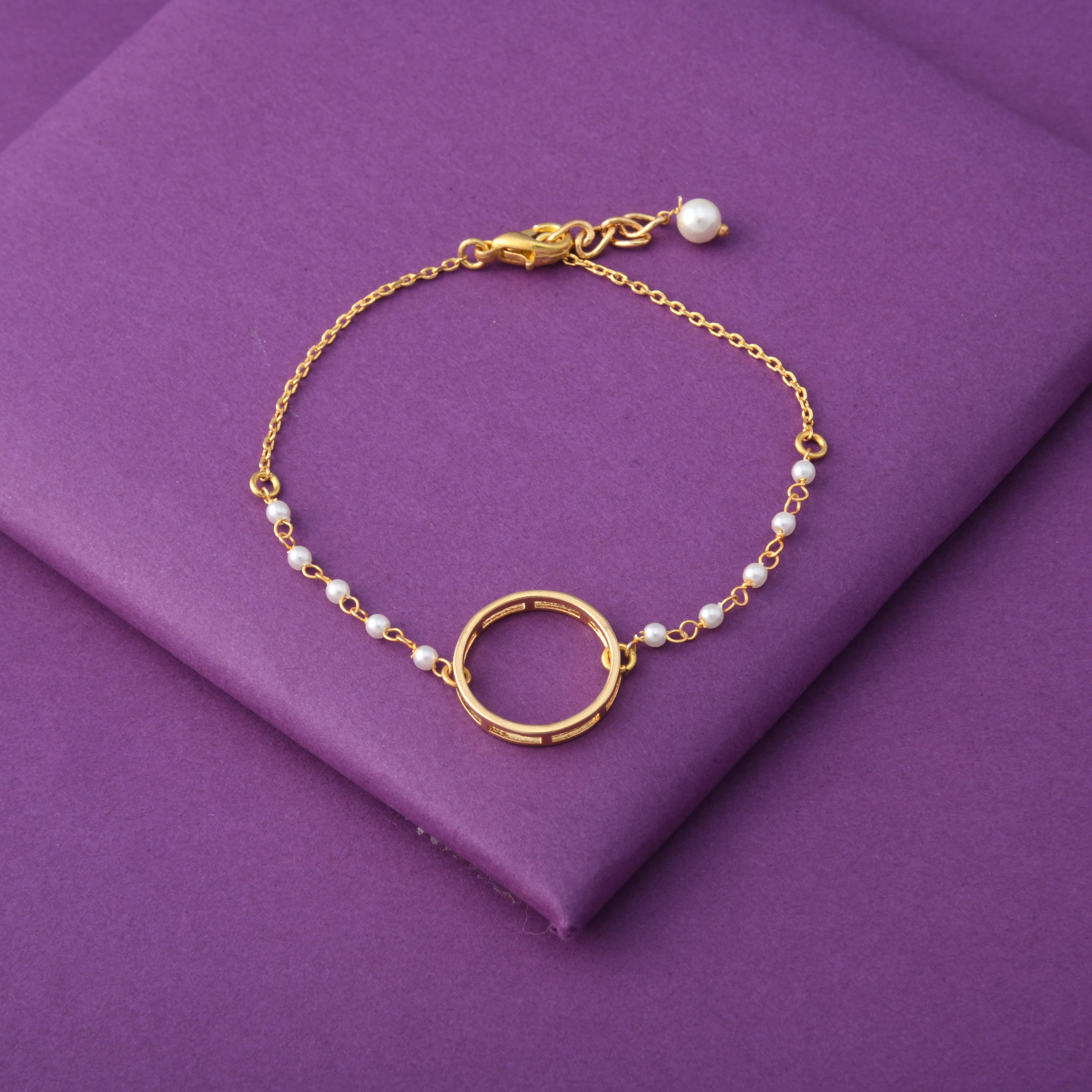 Circle Pearls Bracelet