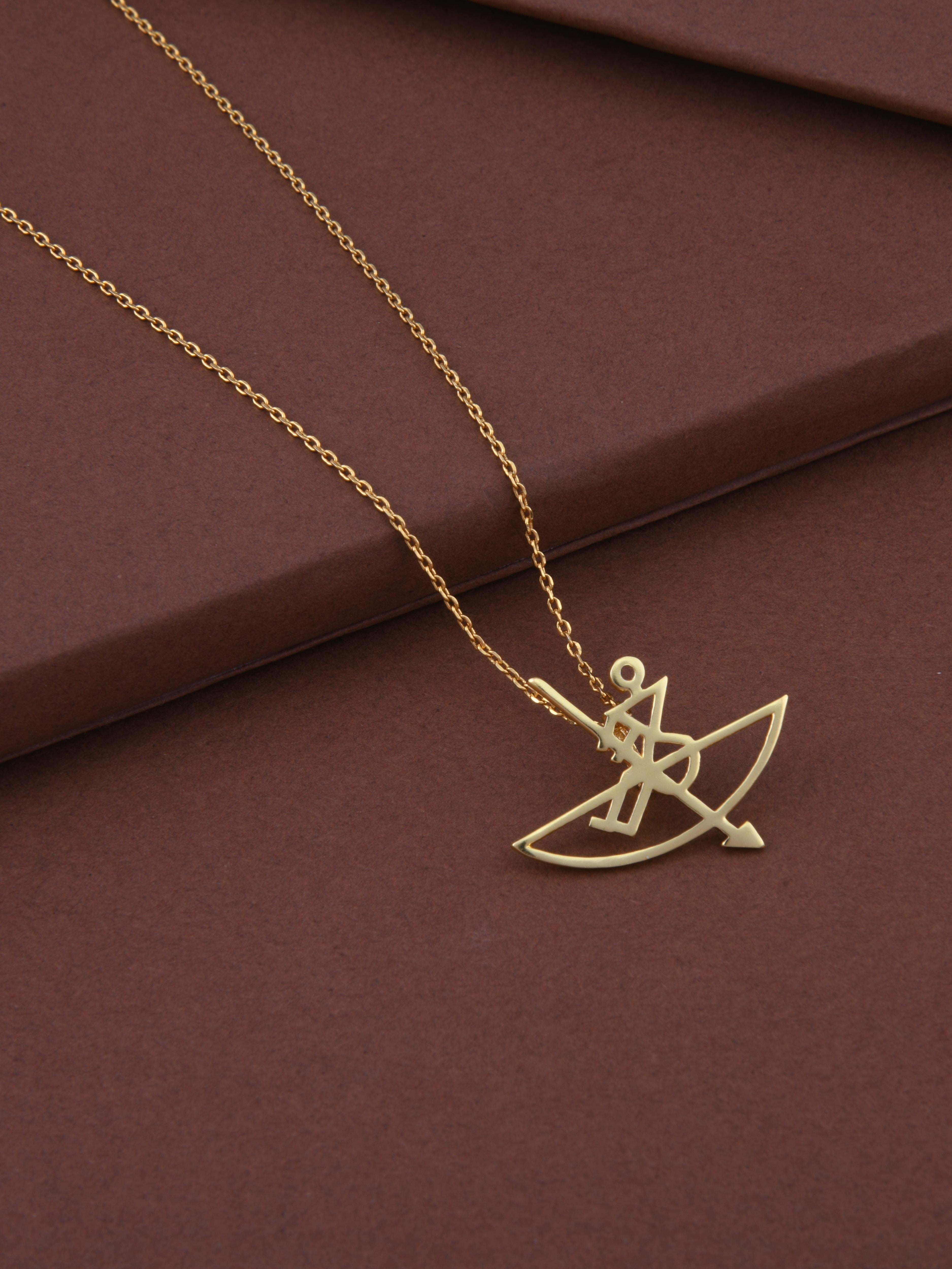Warli Boat Pendant Necklace