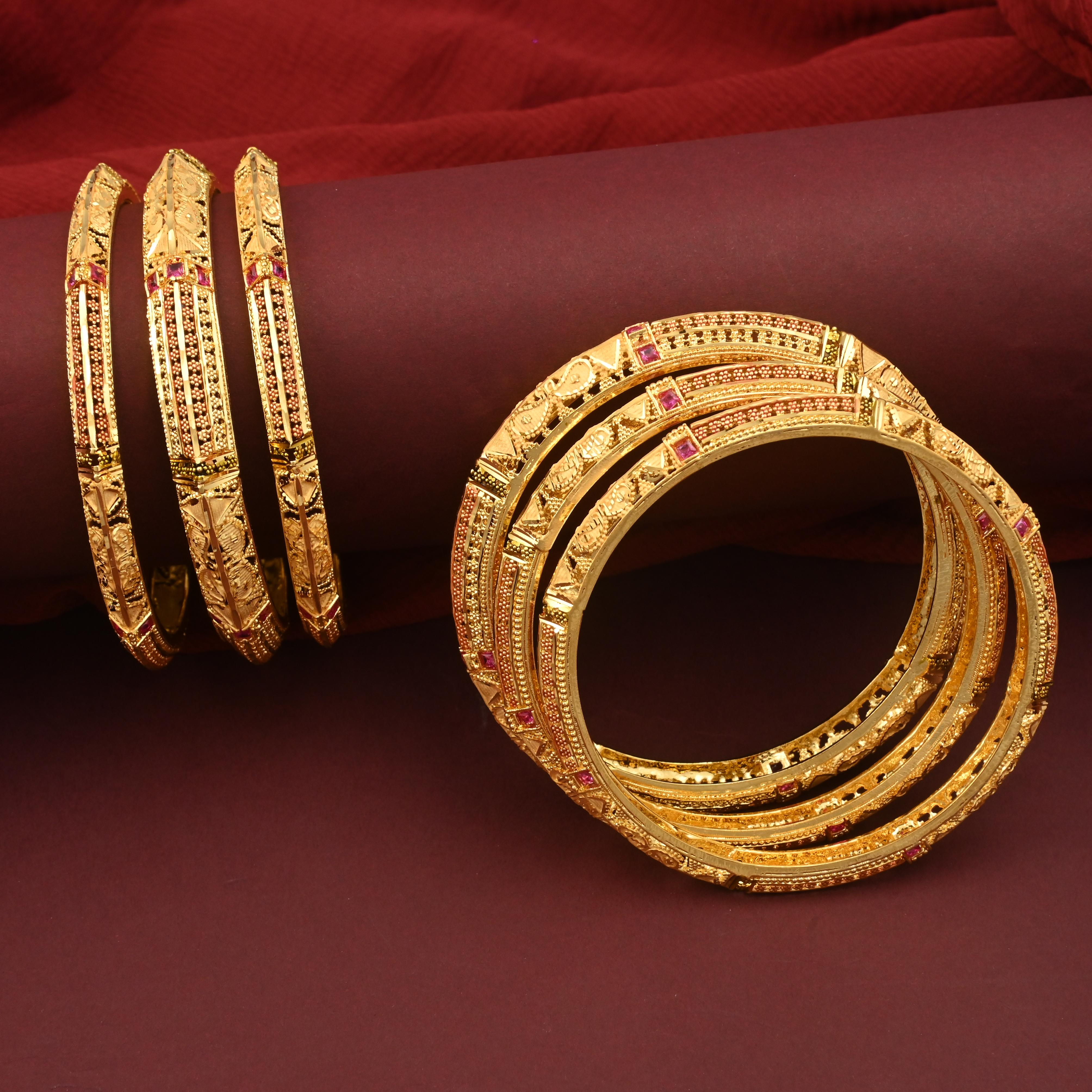 Sunetra Golden Bangles