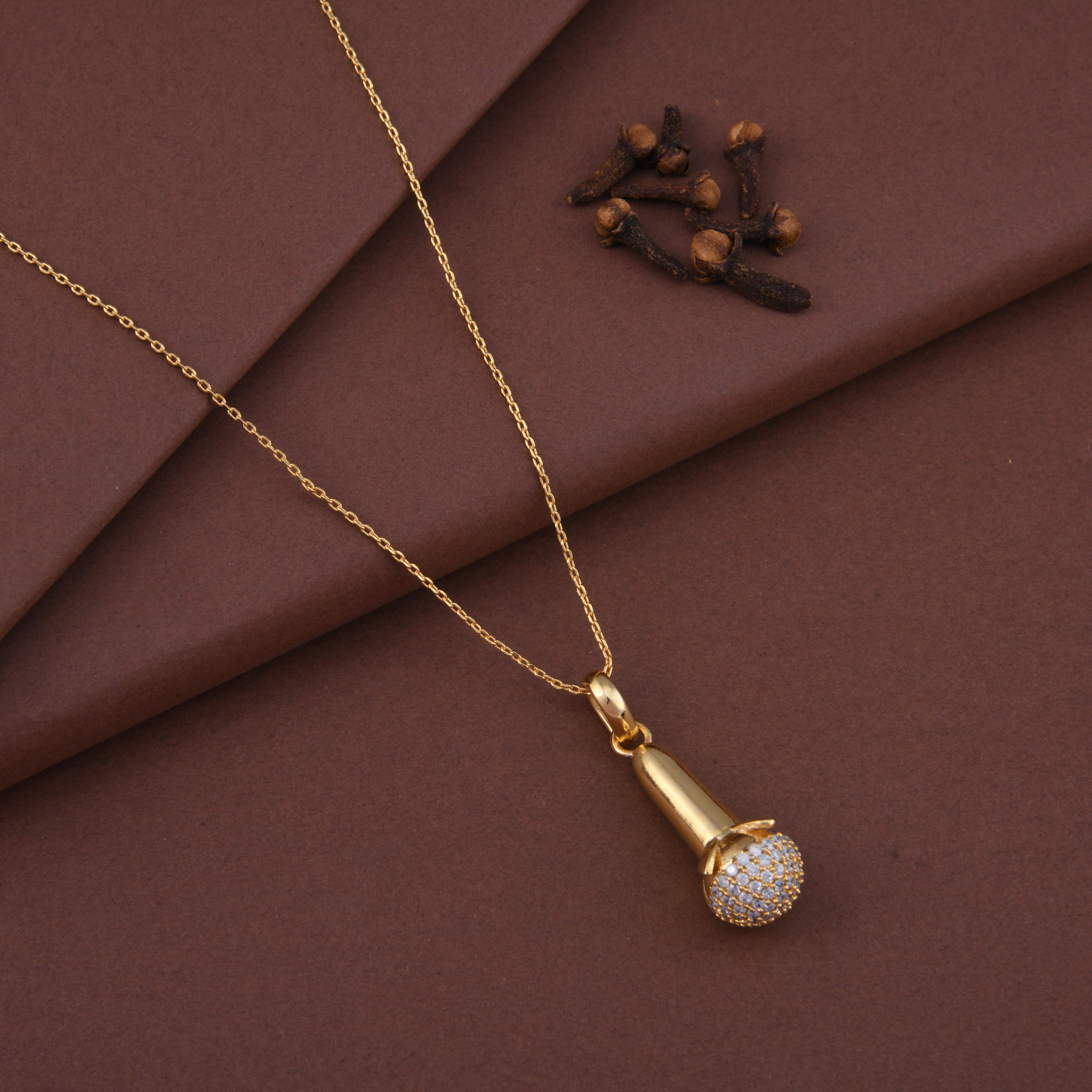 Cloves Gold Spice Pendant Necklace