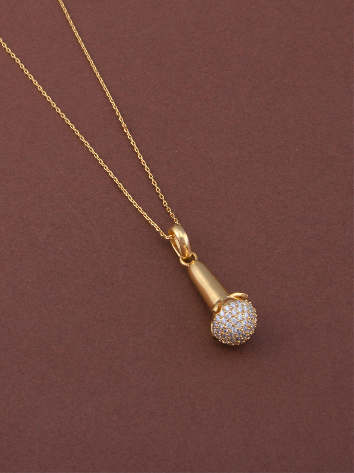 Cloves Gold Spice Pendant Necklace