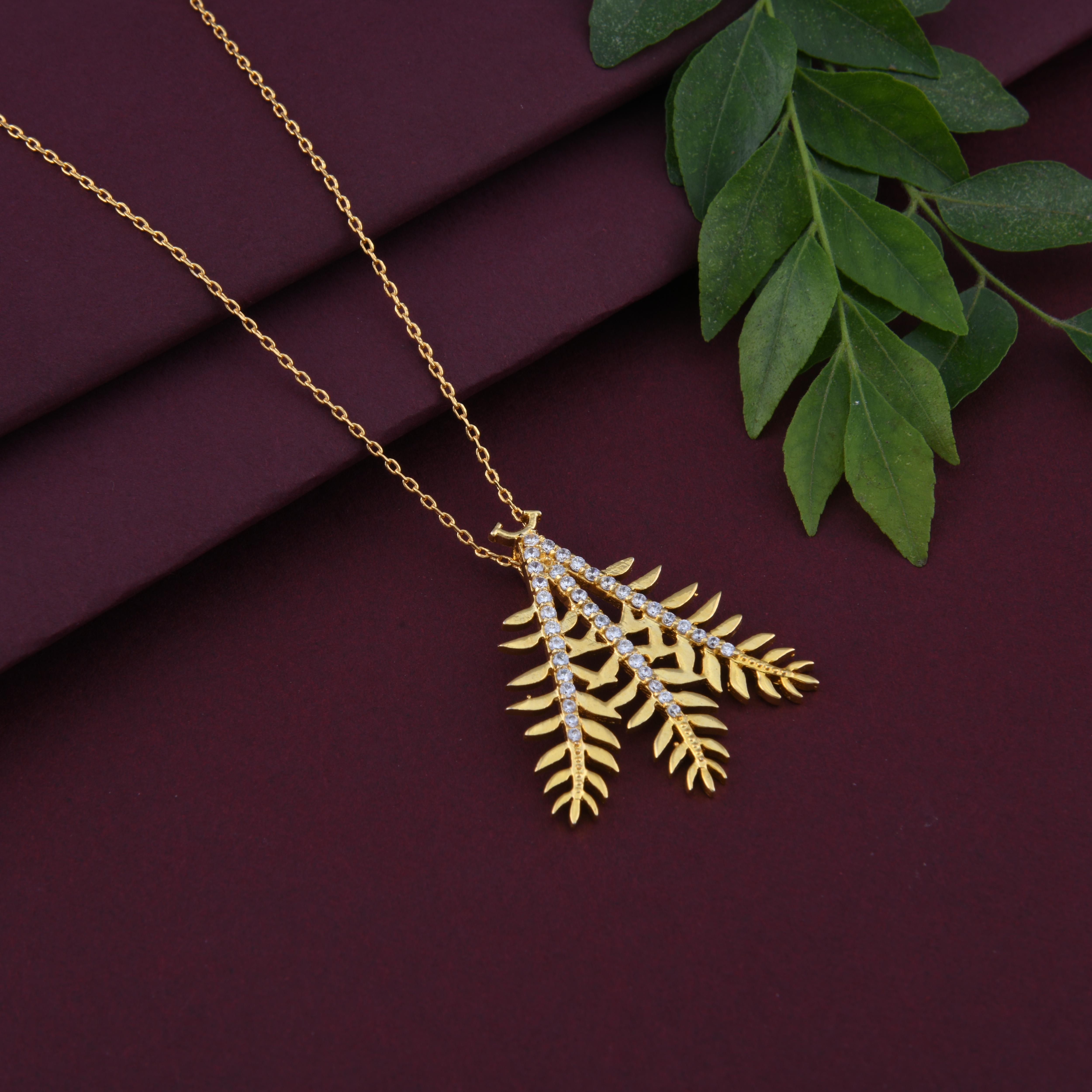 Curry Leaves Spice Pendant Necklace