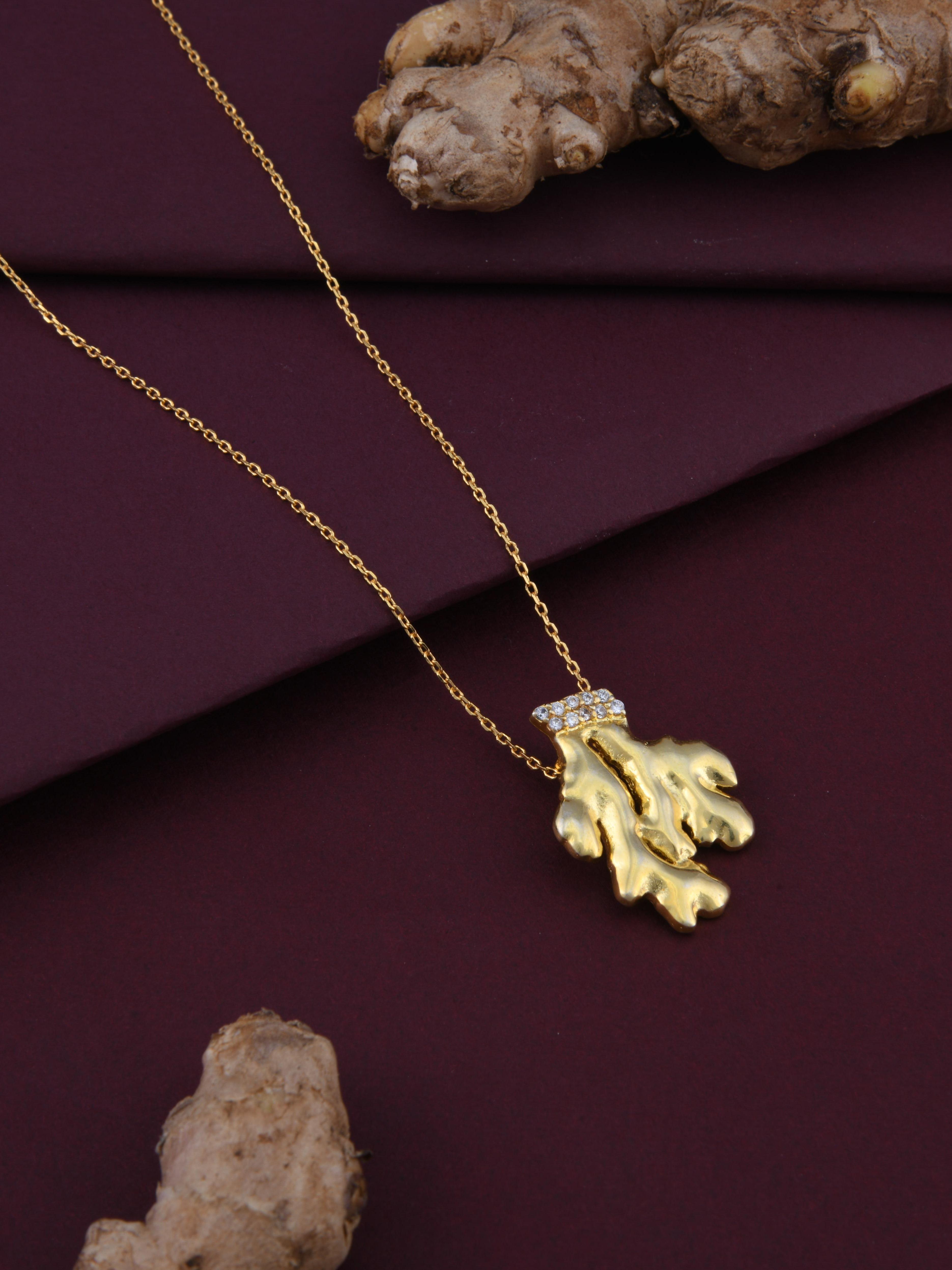 Ginger Spice Pendant Necklace