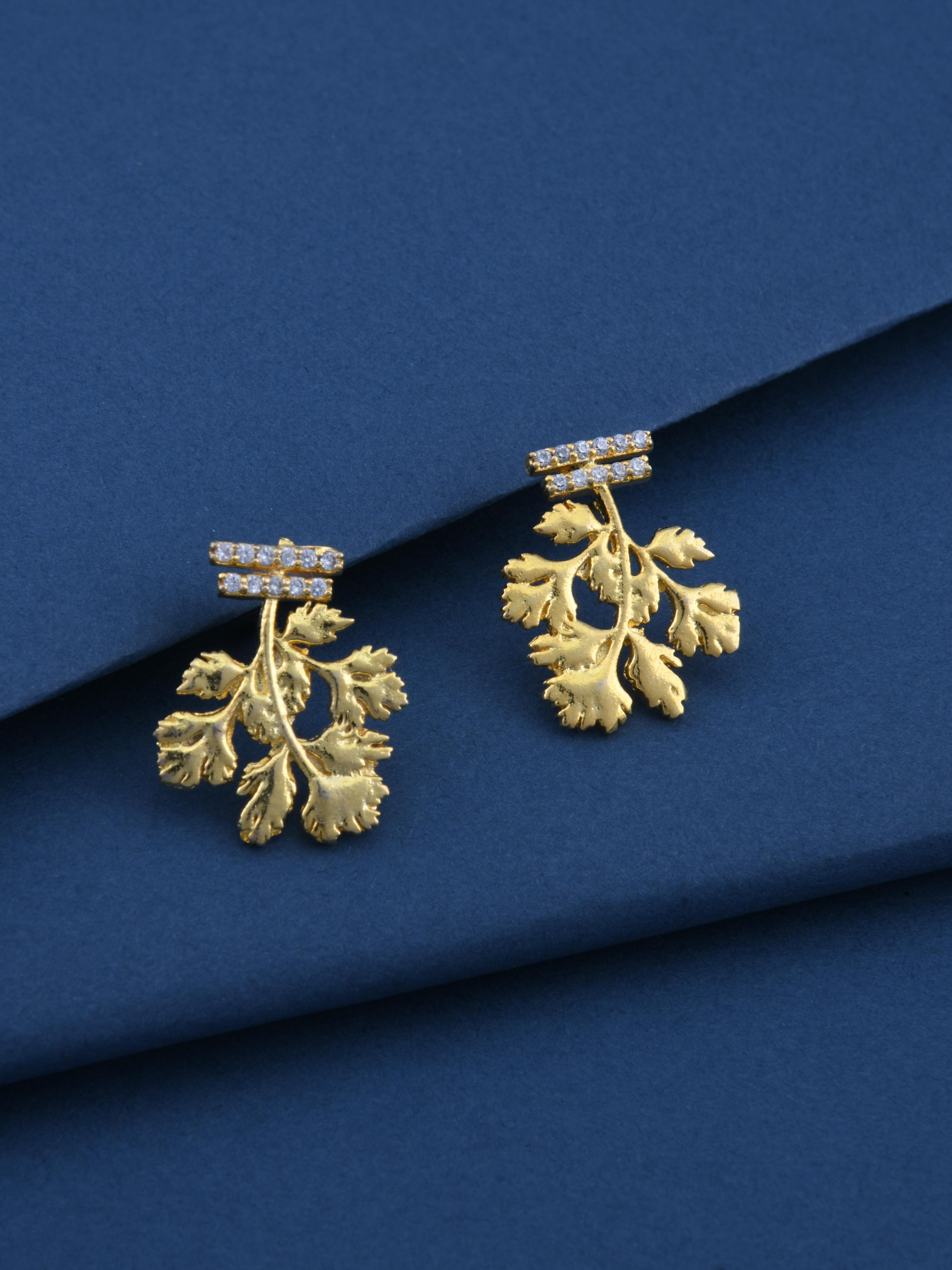 Coriander Leaves Spice Earrings