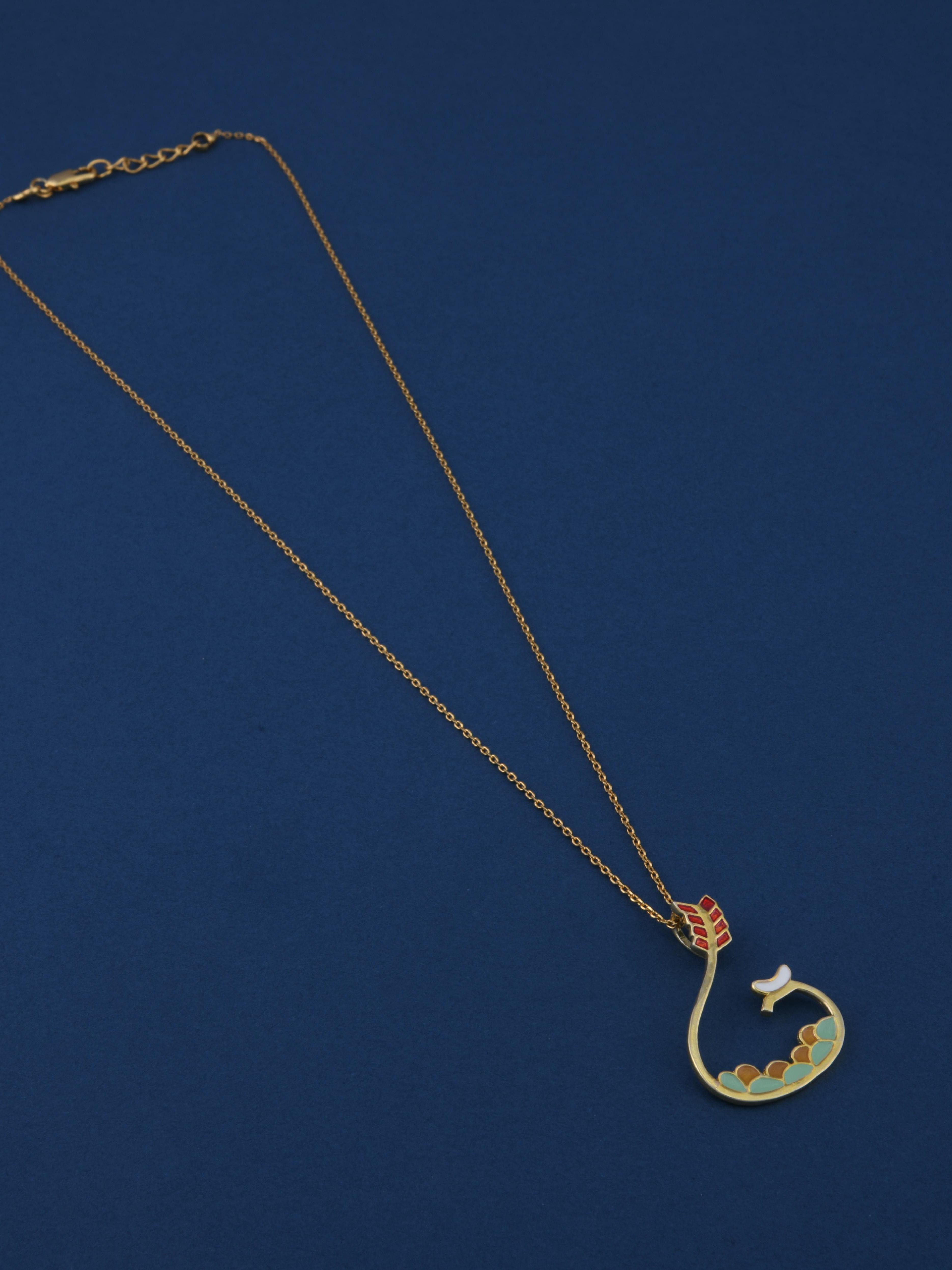Cashew, Almond, Pista Spice Pendant Necklace