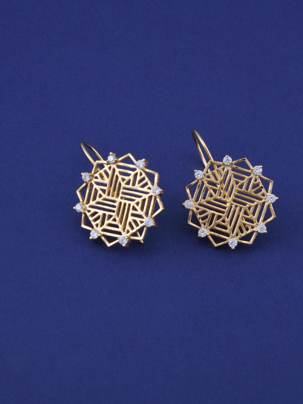 Chowk Purna Small Hook Earring