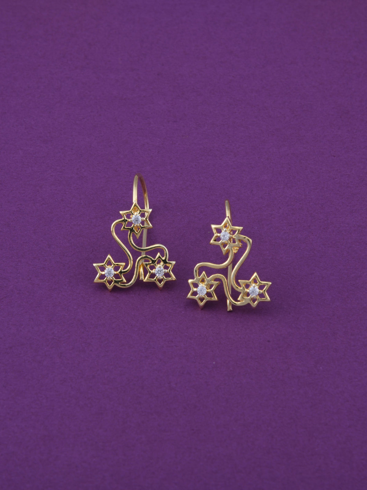 Kolam Small Hook Earrings