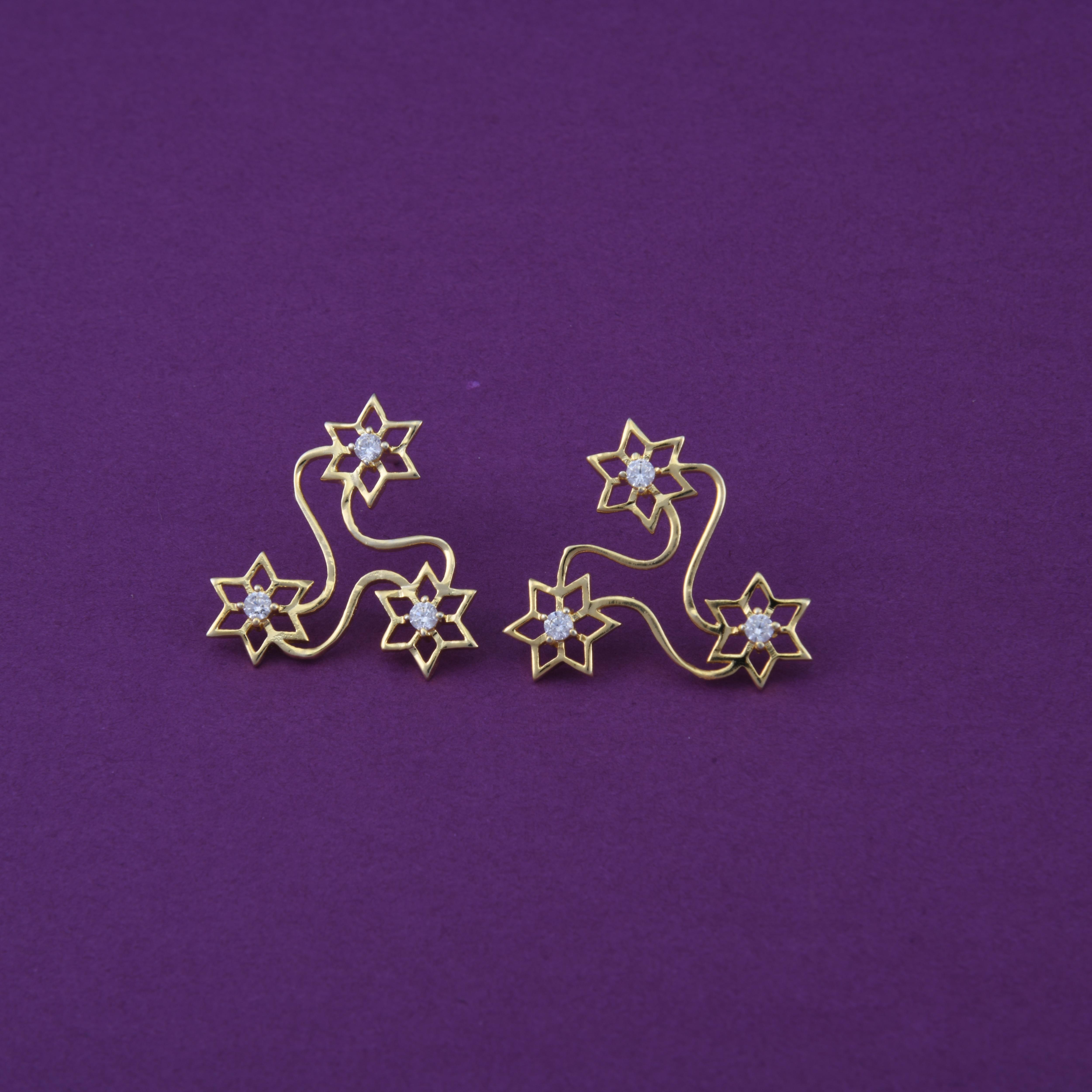 Kolam Small Stud Earrings