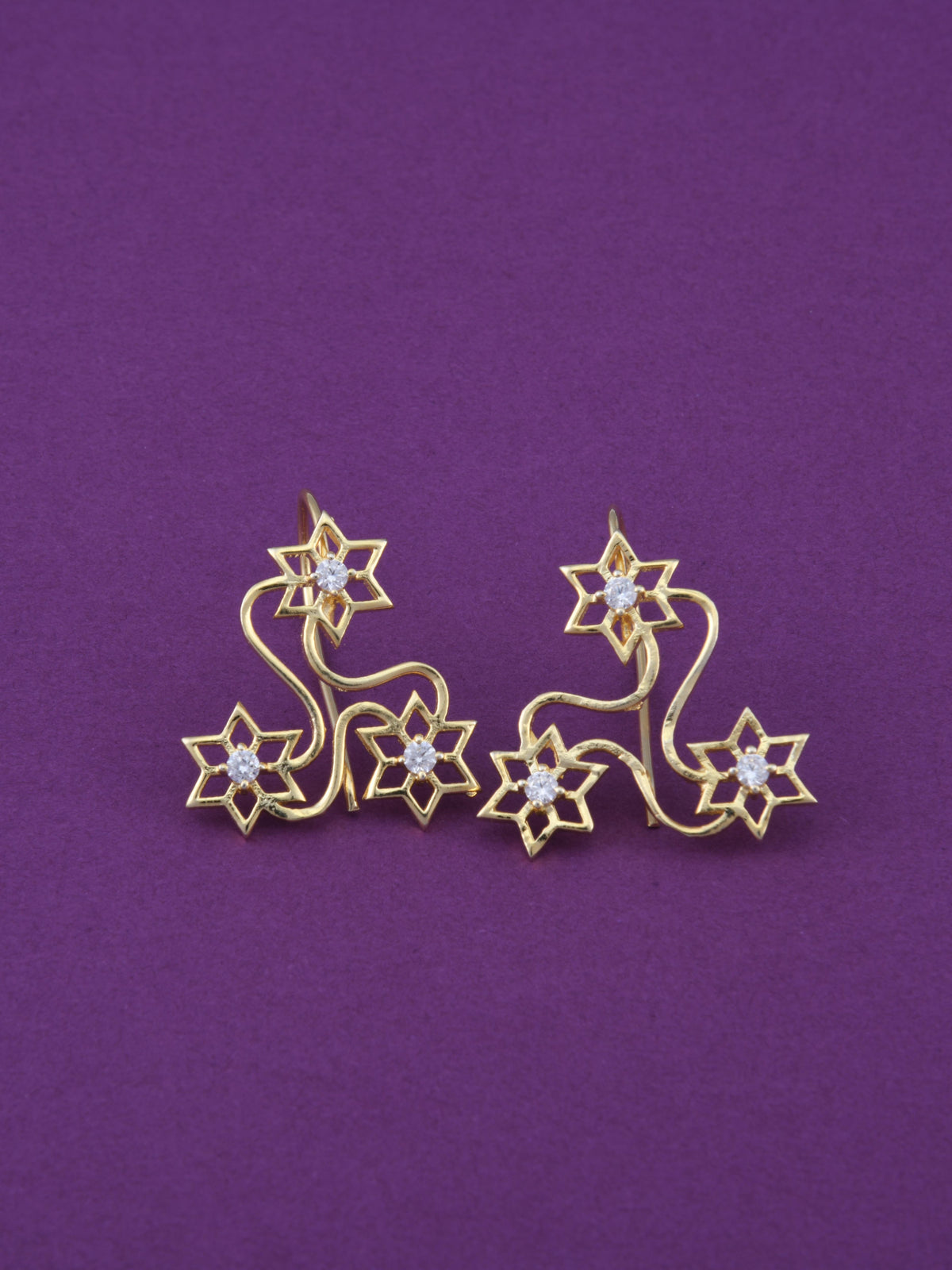 Kolam Small Hook Earrings