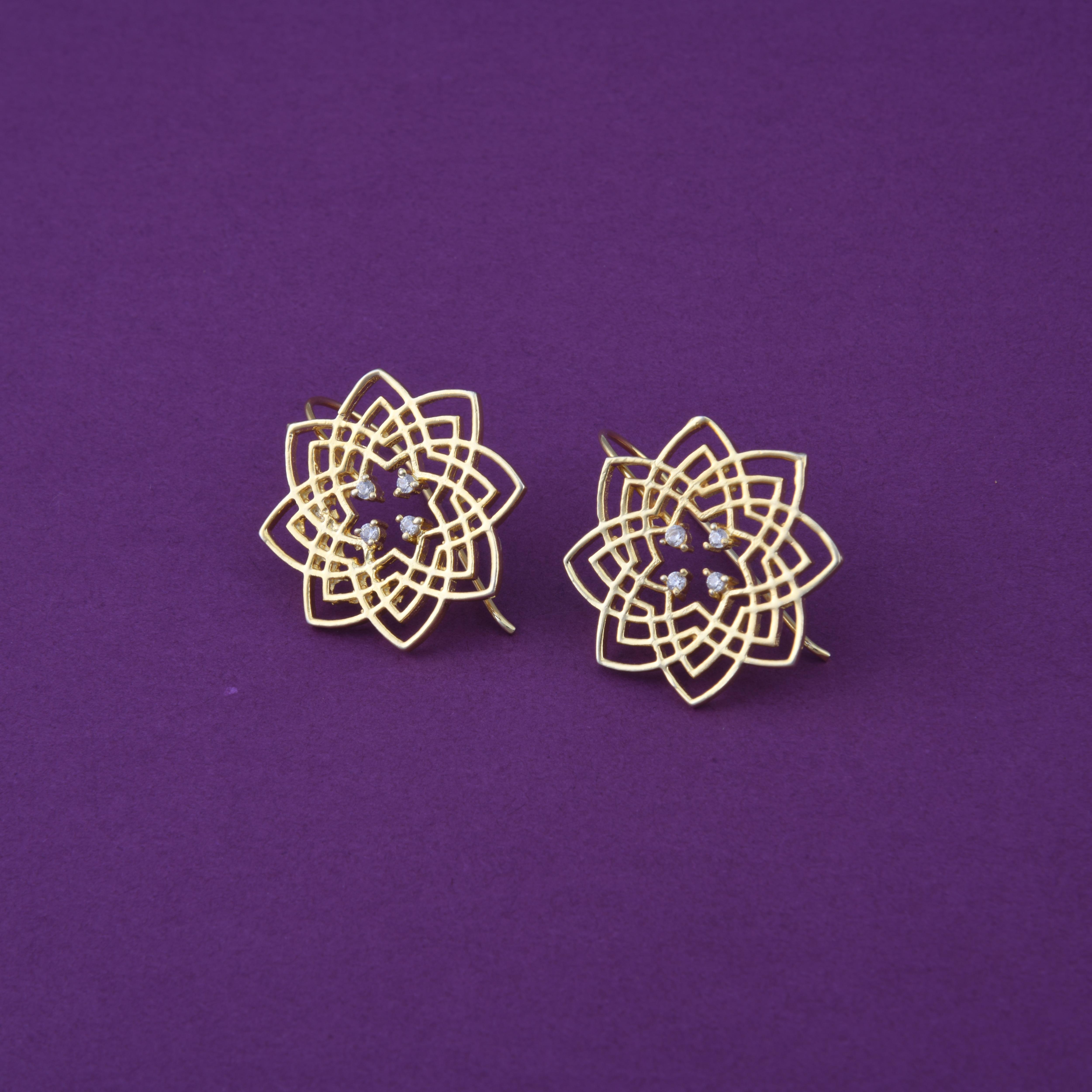 Pongal Hook Earrings