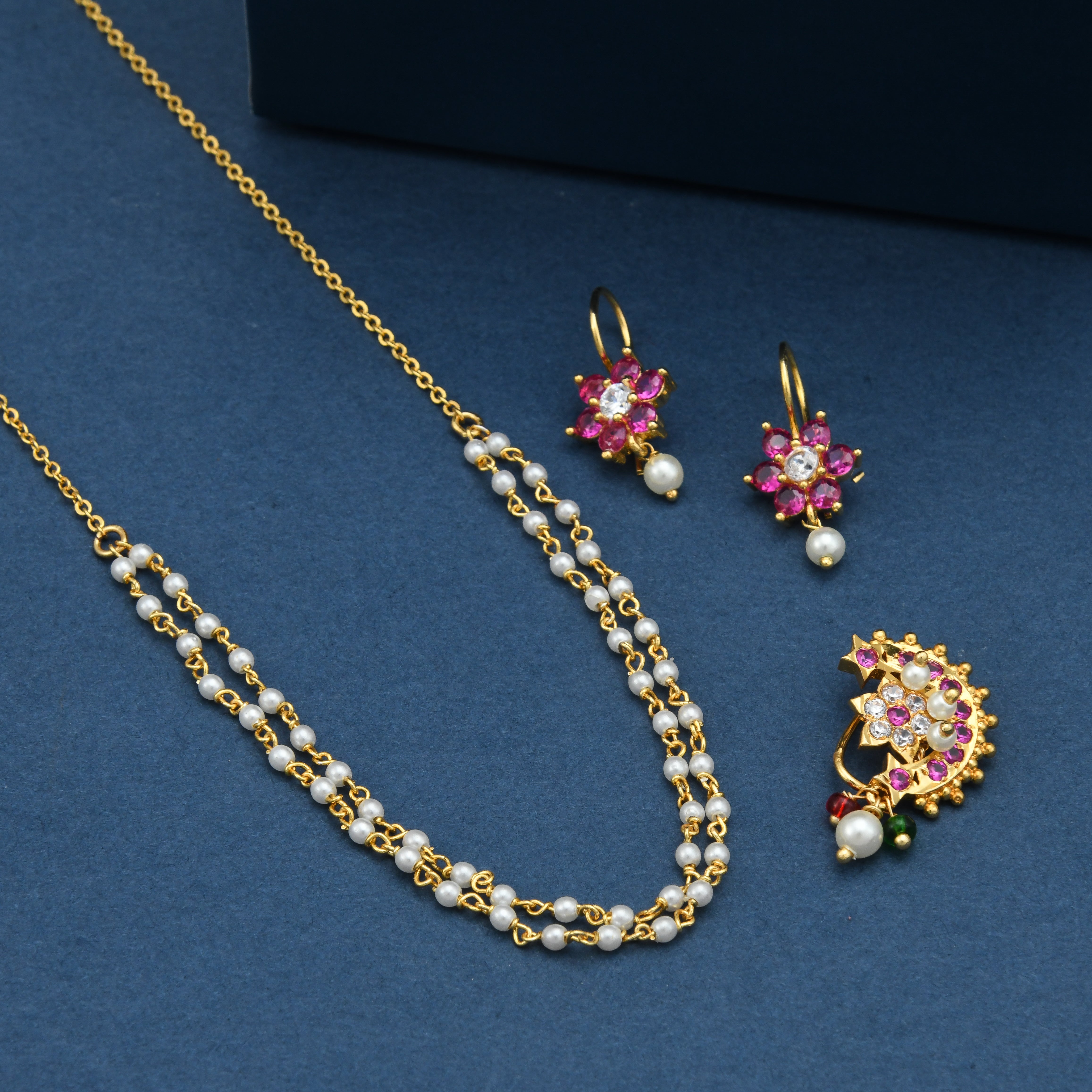 Chandrika Pearls Necklace Set