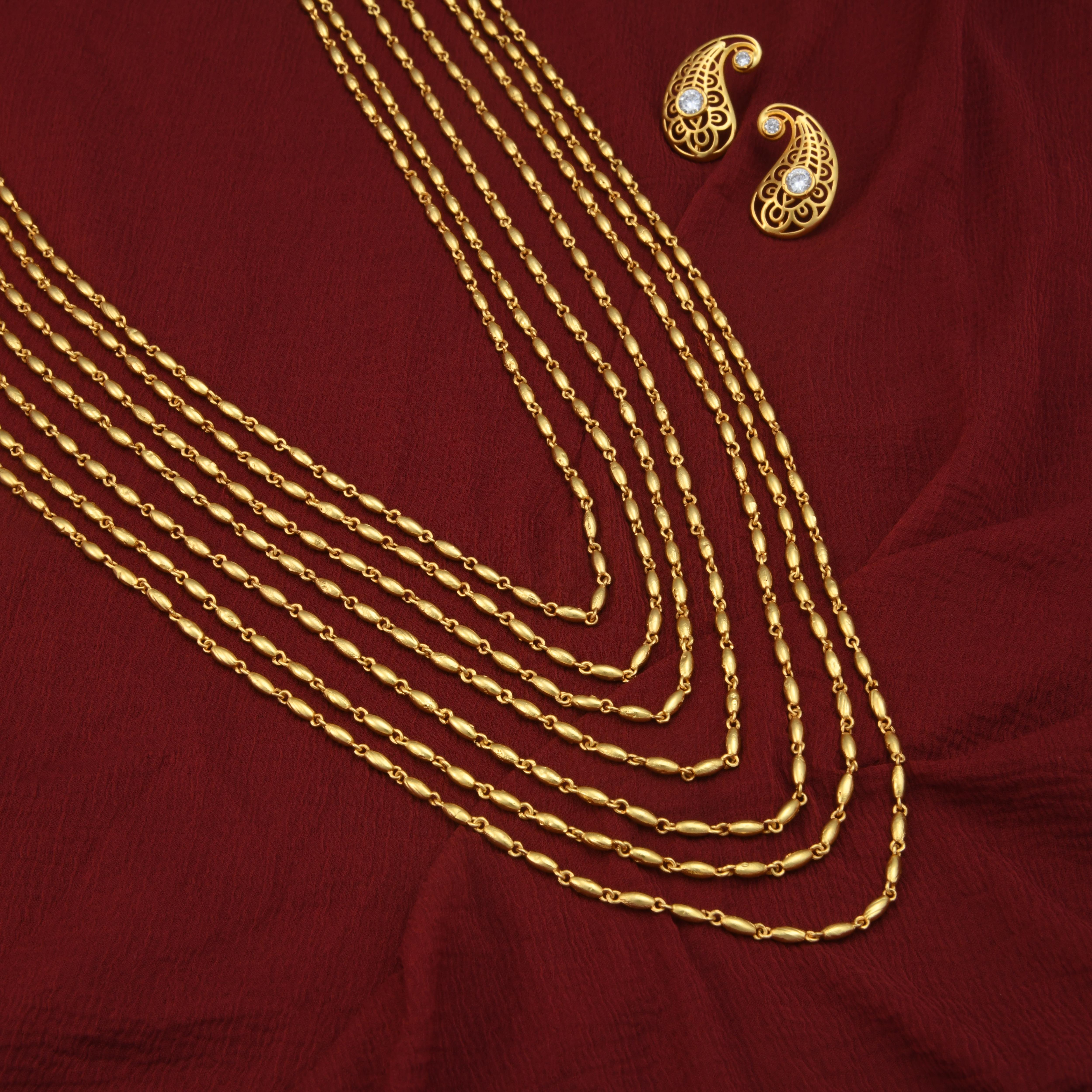 Rice Mala Kundan Necklace