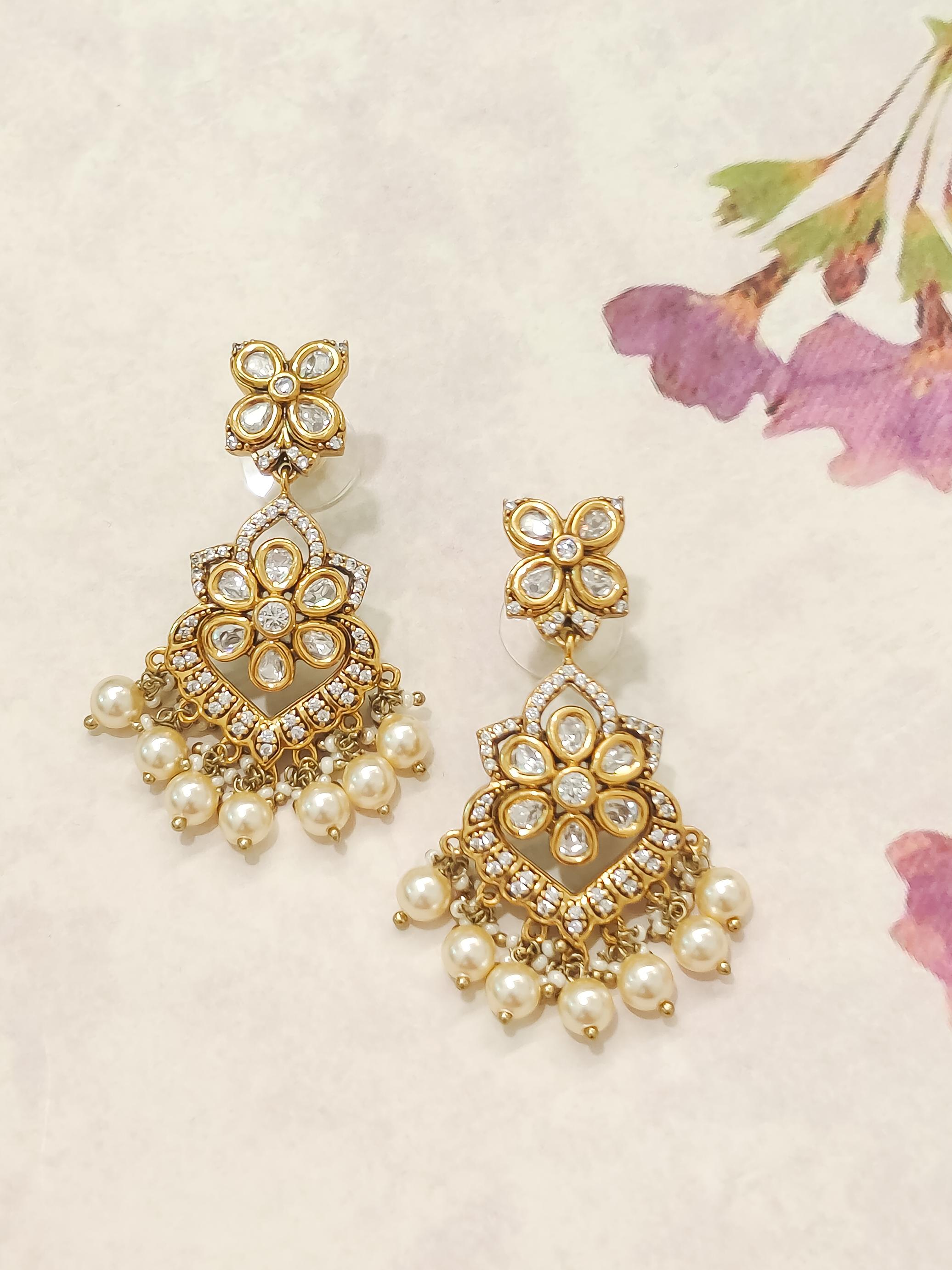 Barkha Kundan Earrings