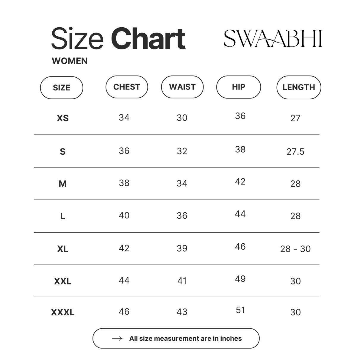 Size Guide