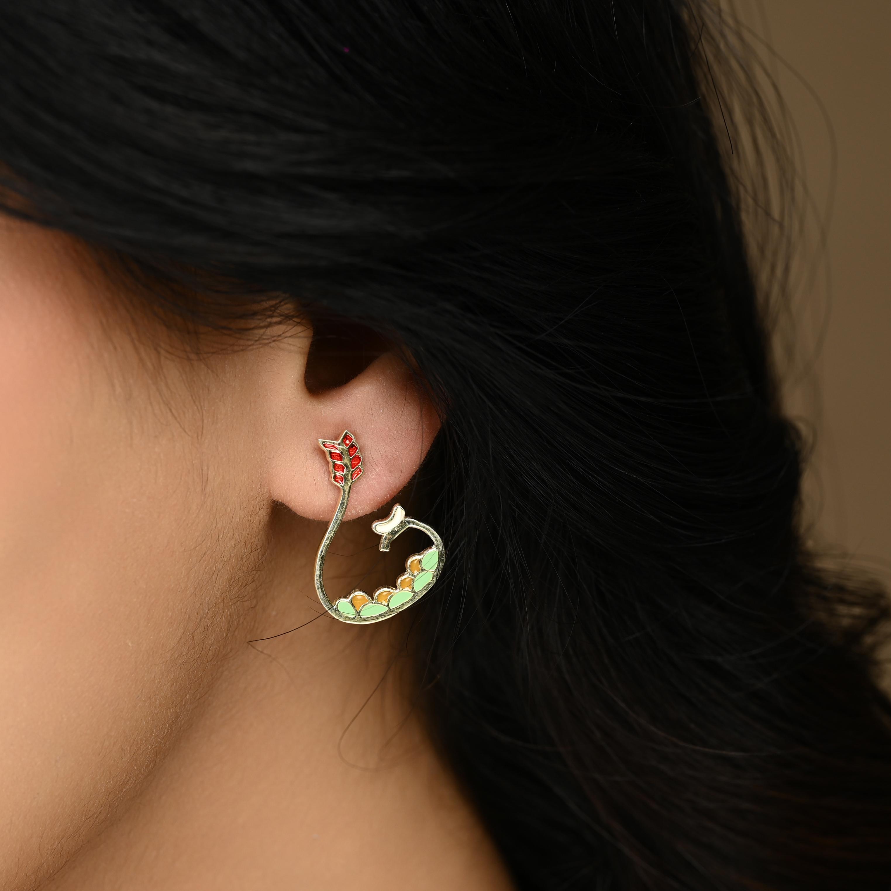 Cashew, Almond, Pista Spice Earrings