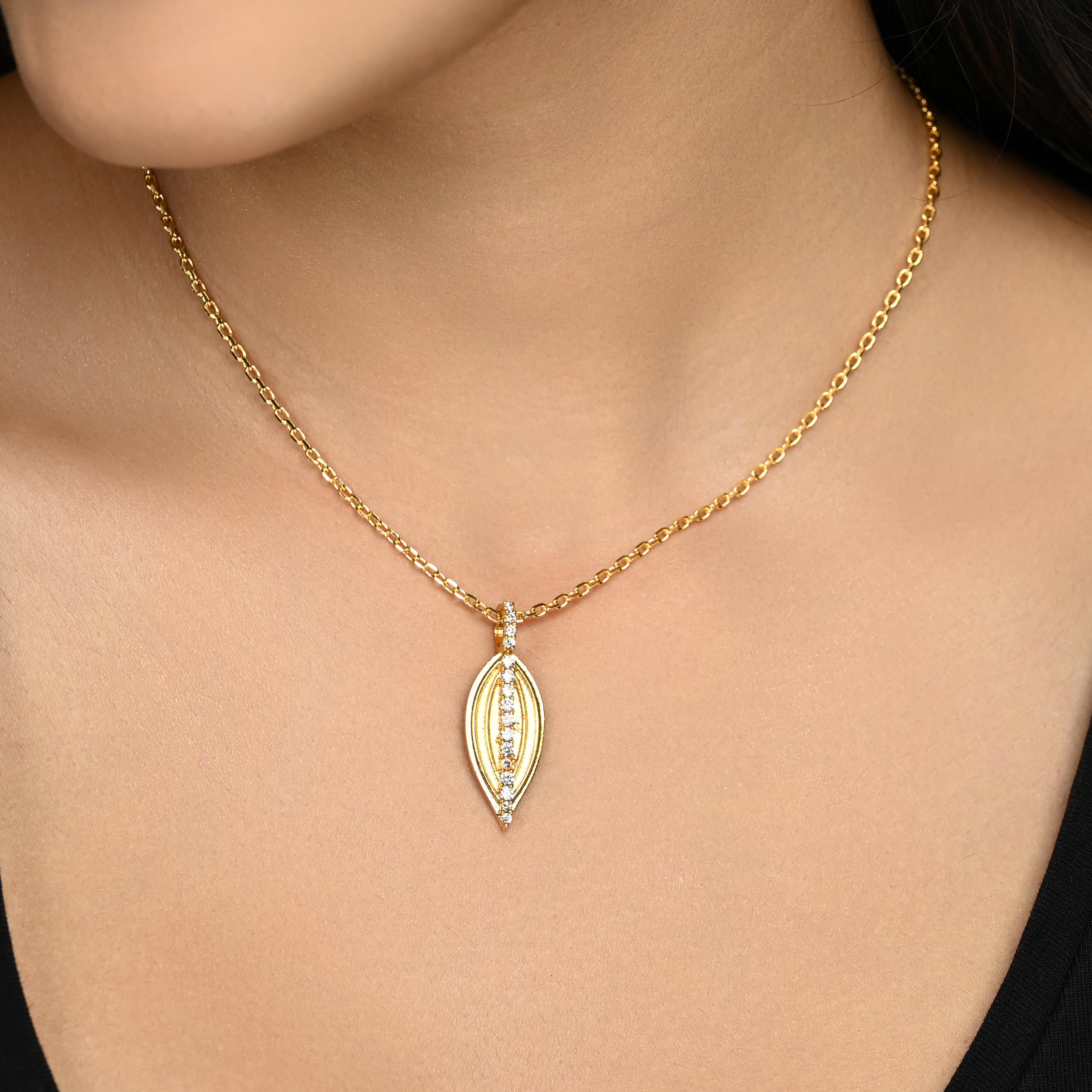 Bay Leaf Spice Pendant Necklace