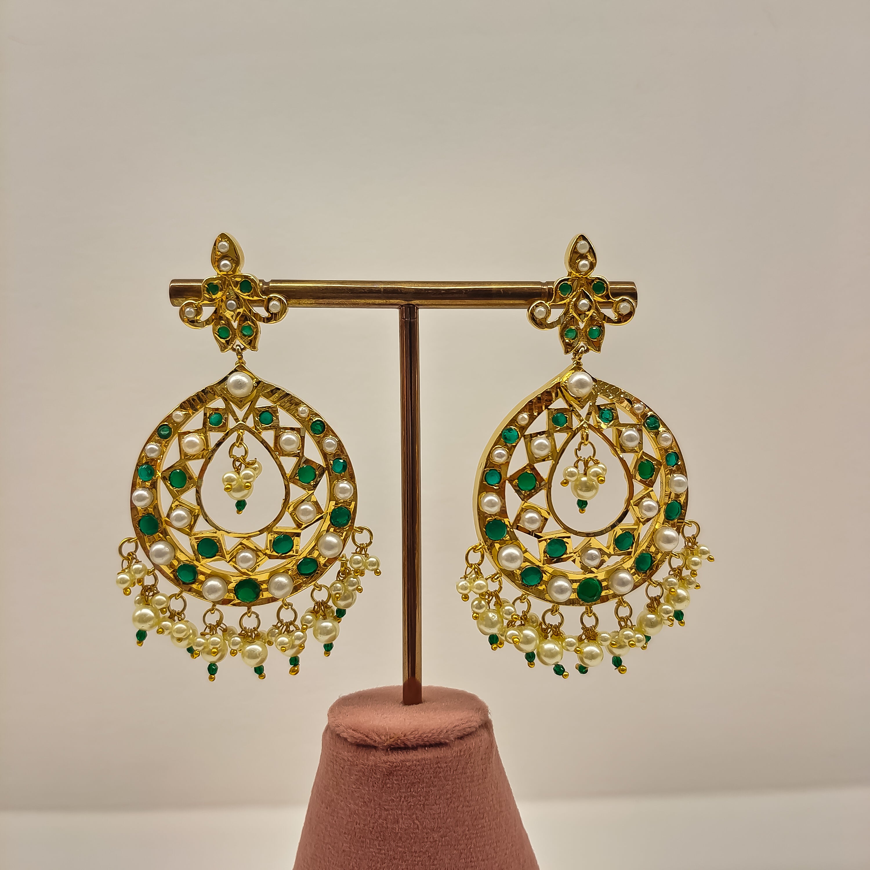 Priya Pearl Bali Earrings