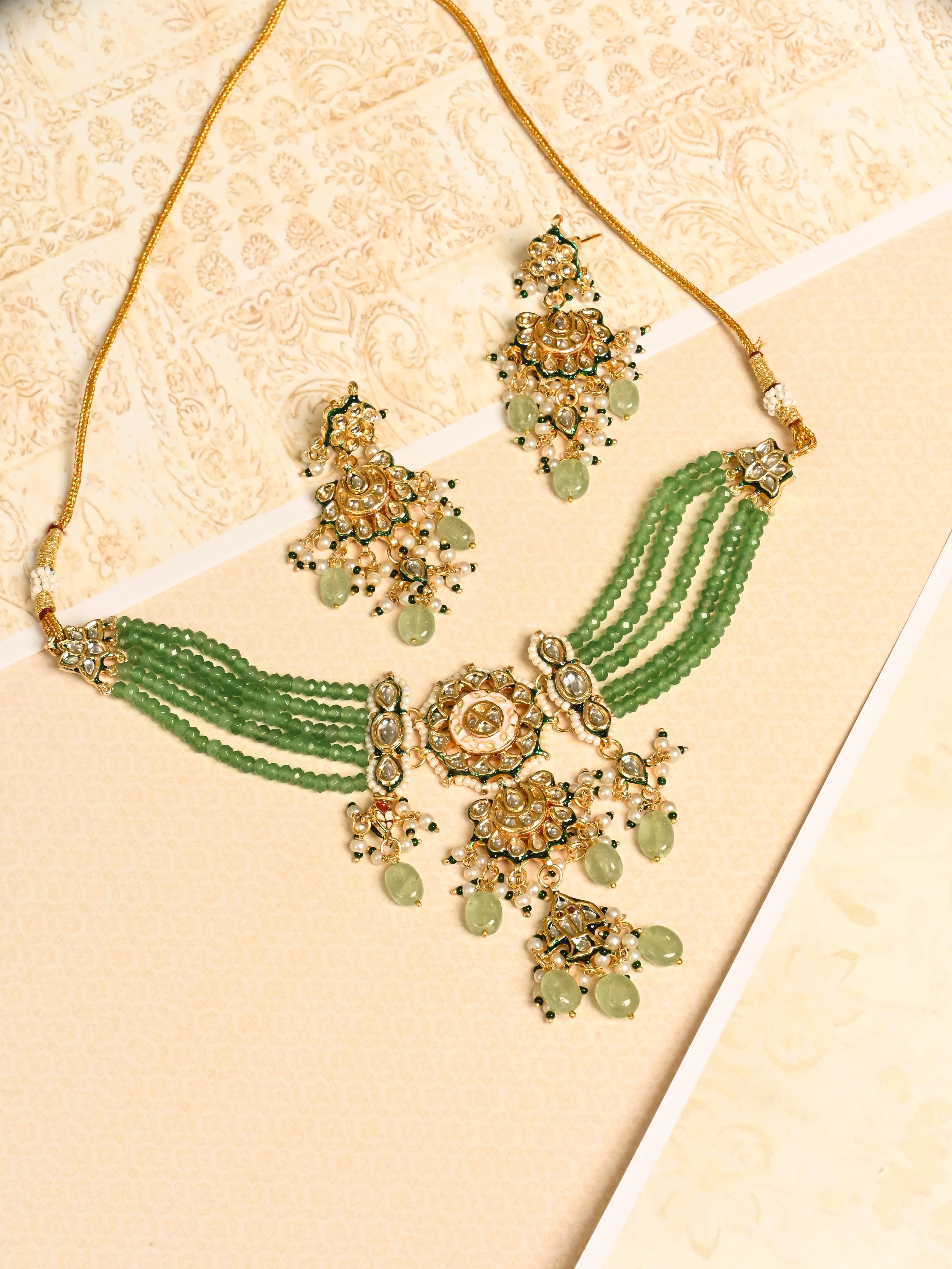 Varnika Kundan Necklace Set
