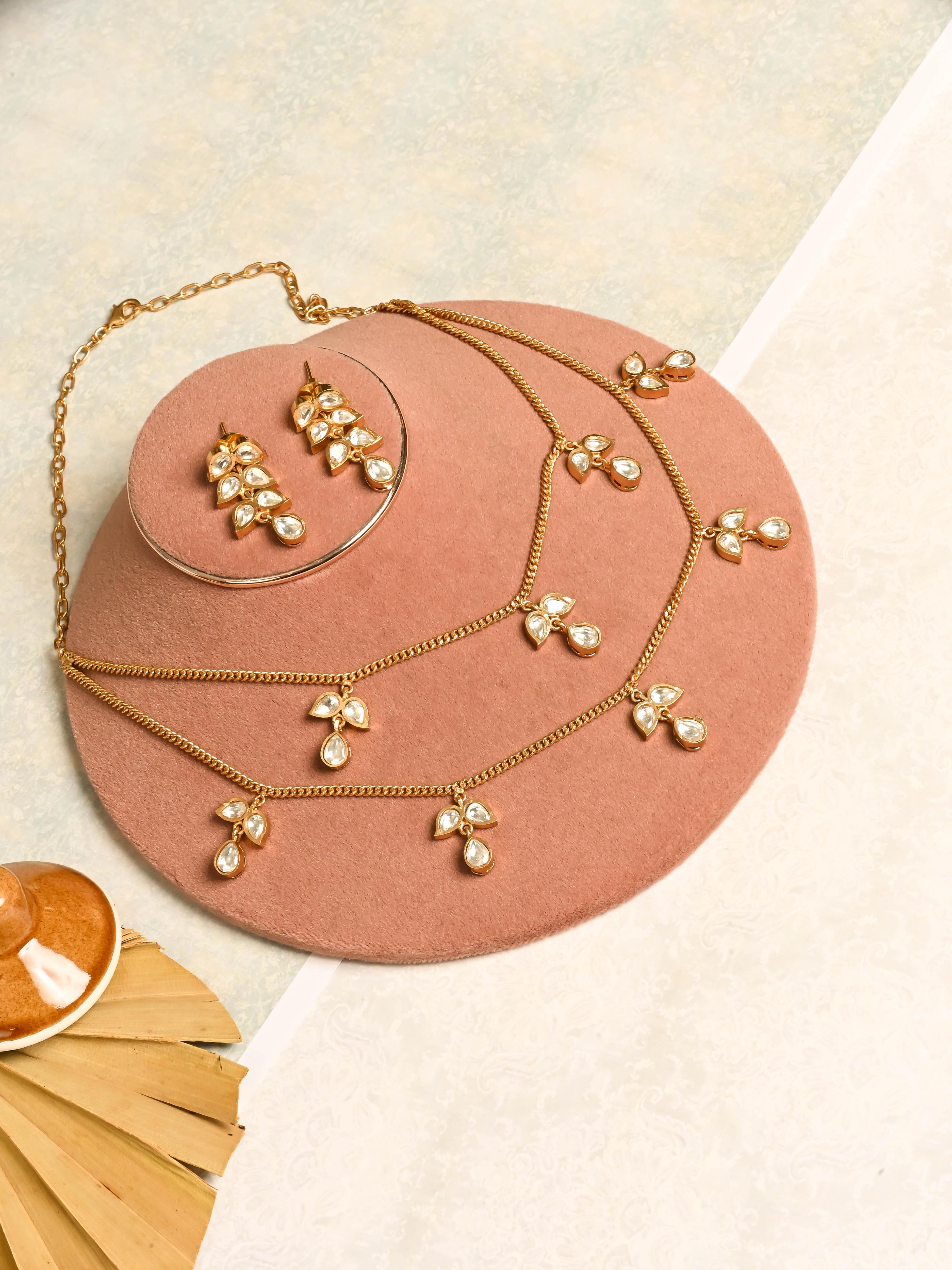 Lumi Two Layered Moissanite Necklace