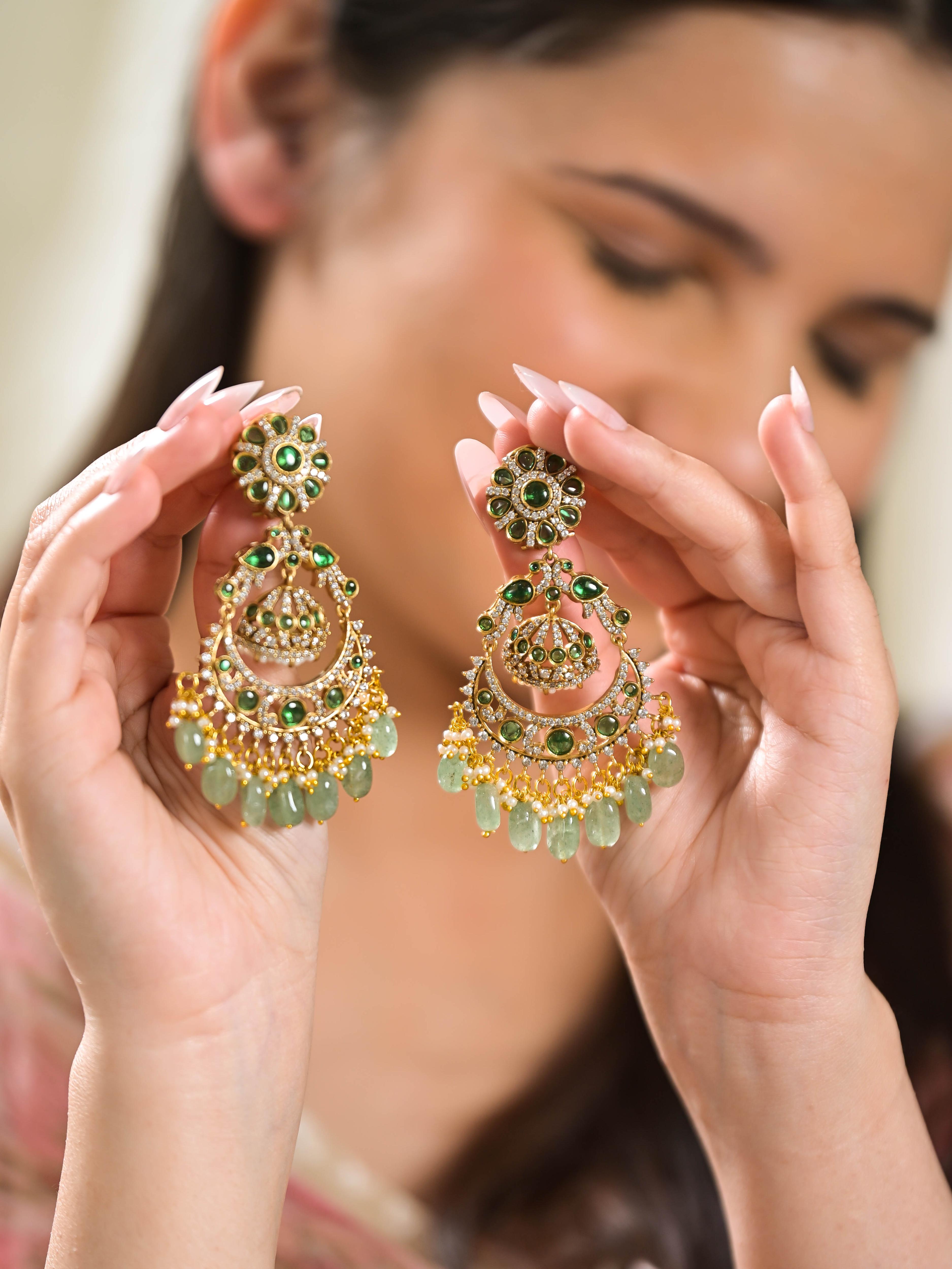 Kashmira Temple Bali Earrings
