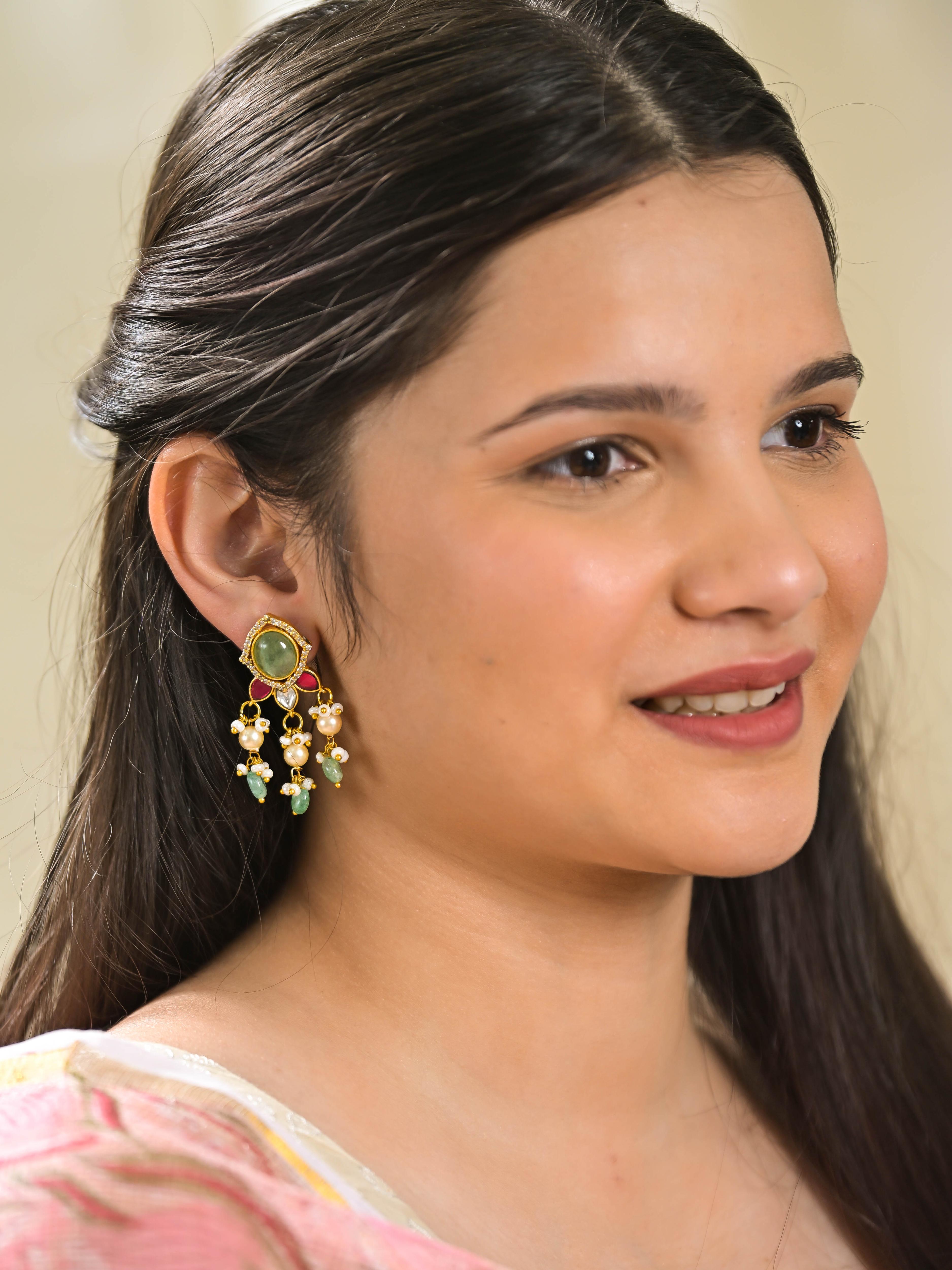Shivani Jadau Earrings