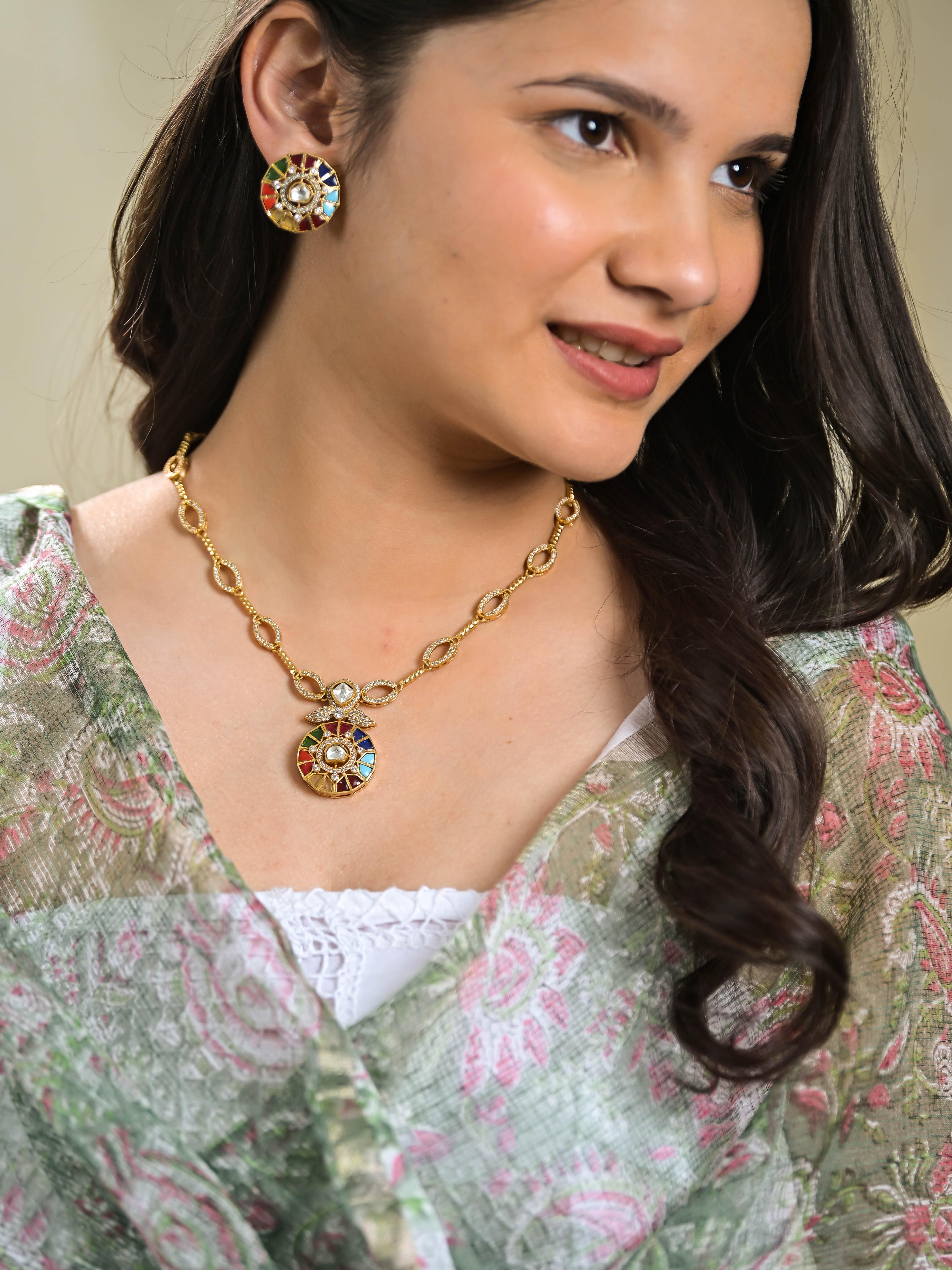 Manvi Kundan Necklace