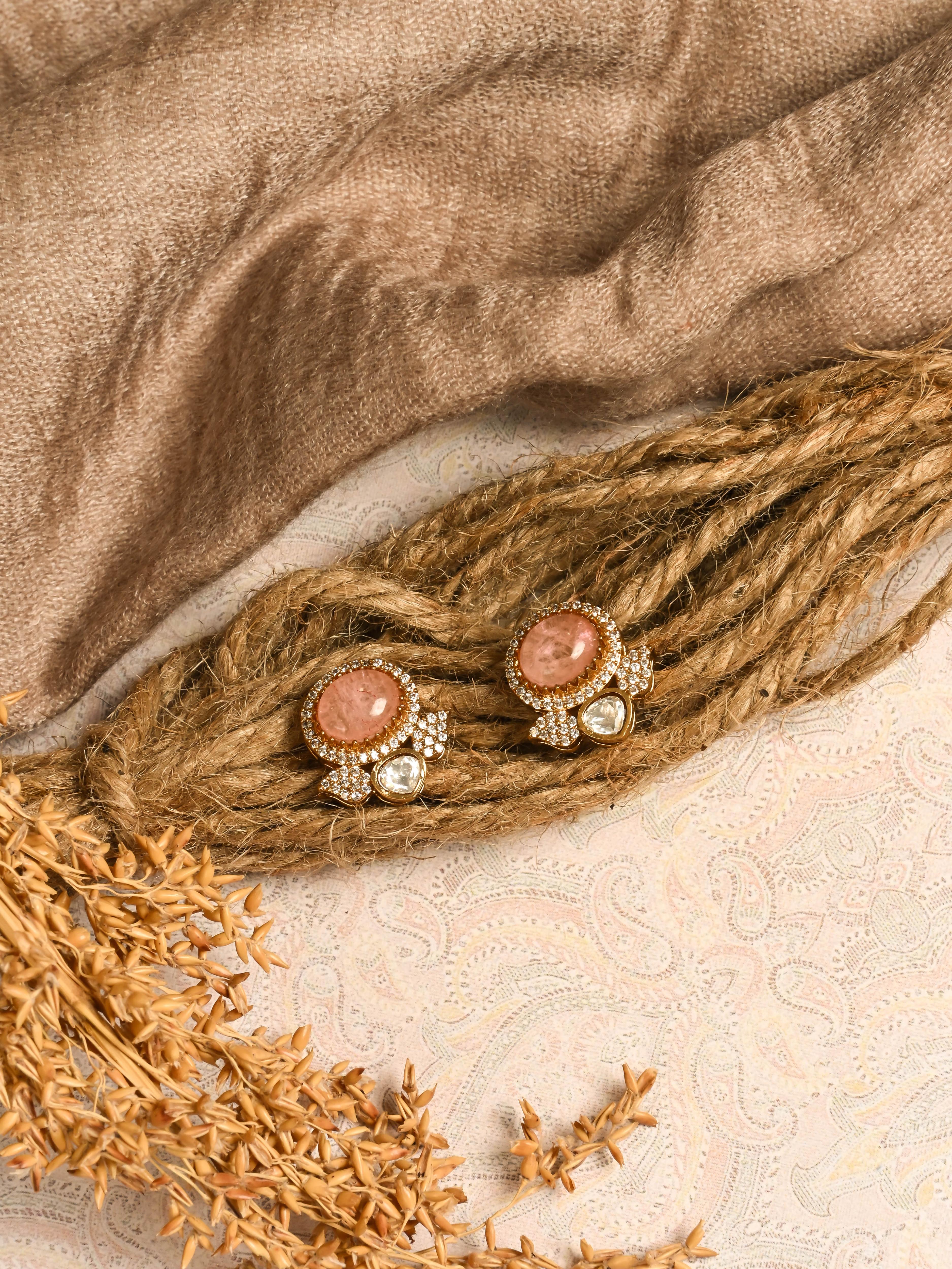 Alina Kundan Earrings