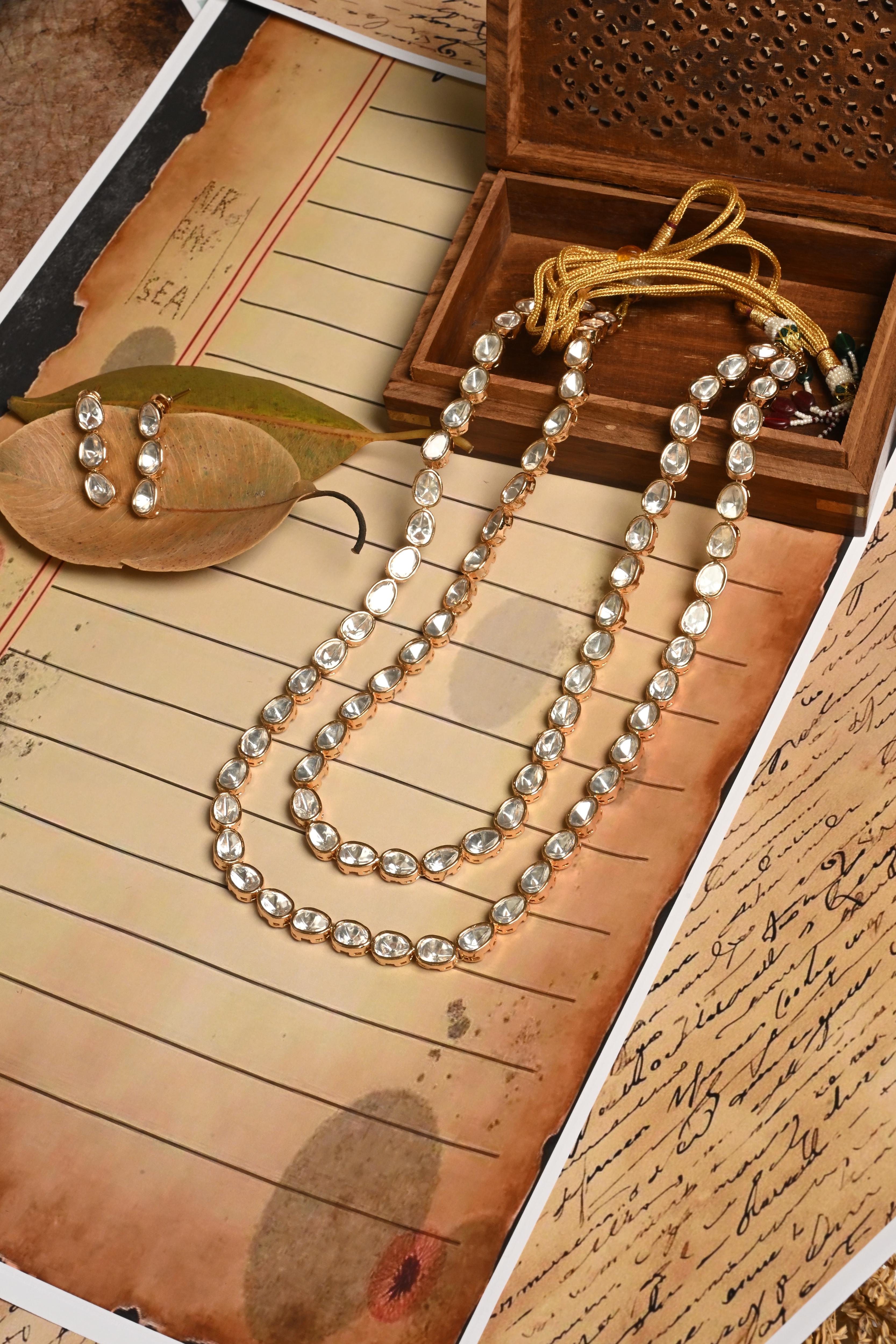 Two Layers Kundan Necklace