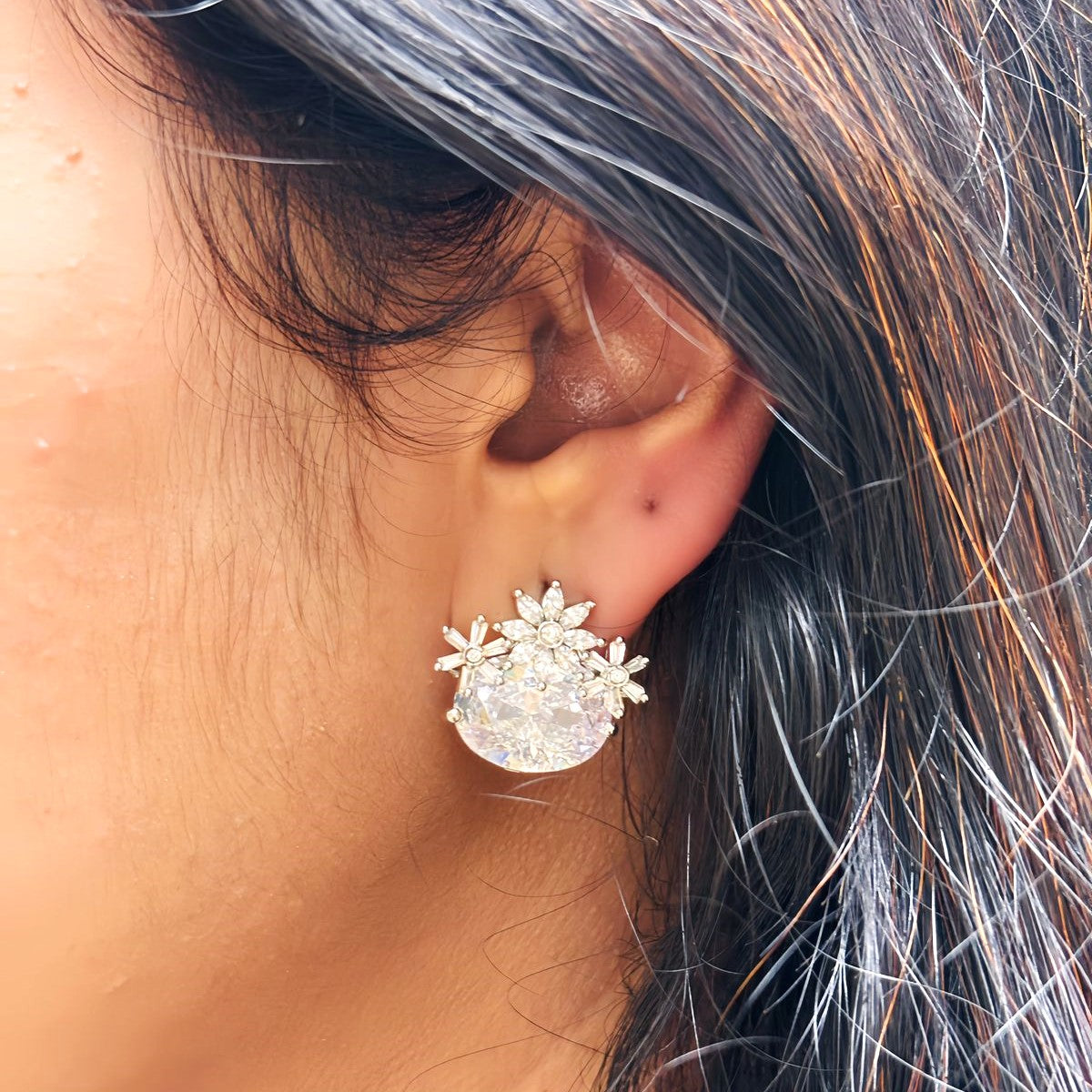 CZ Dainty Stud Earrings