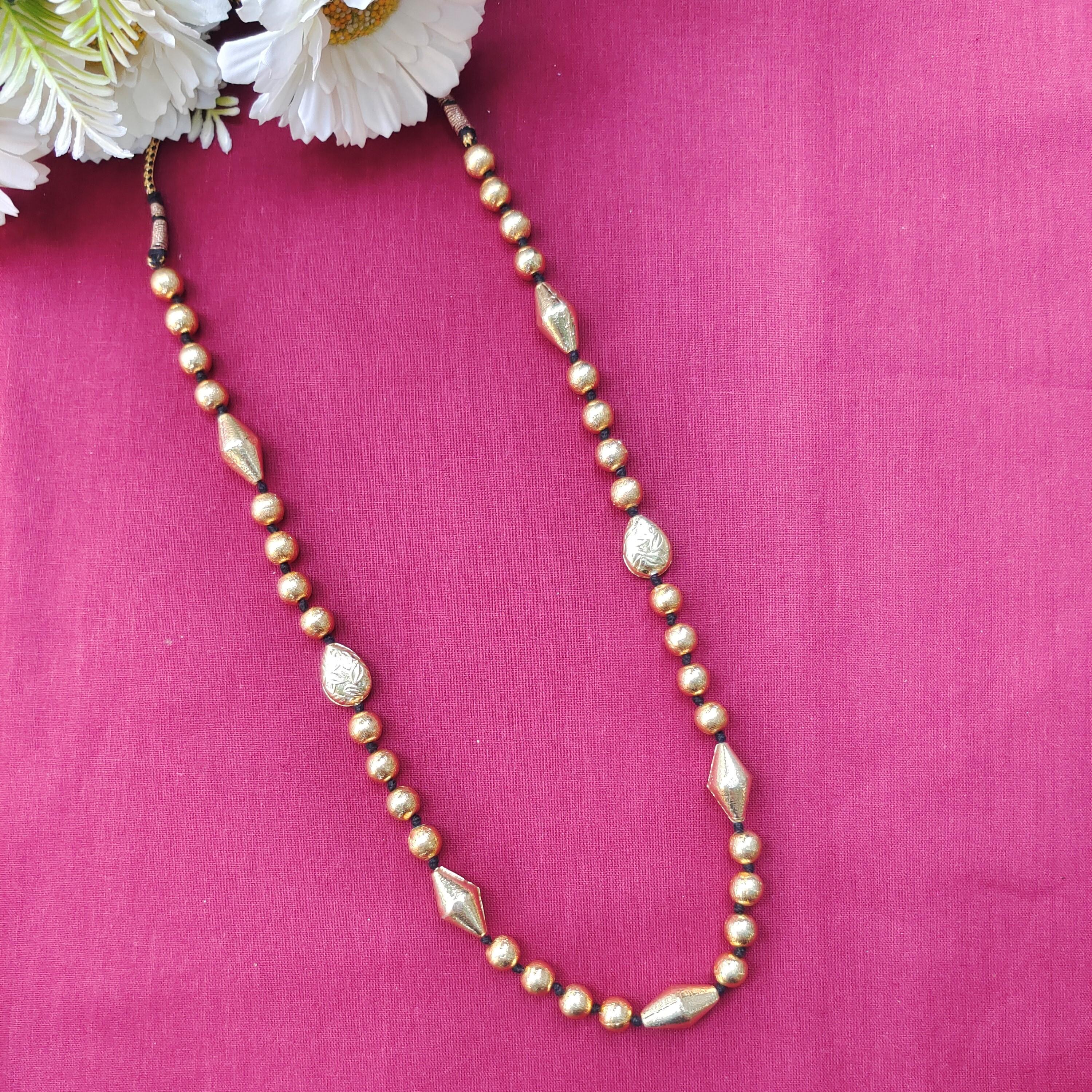 Golden Beads Necklace