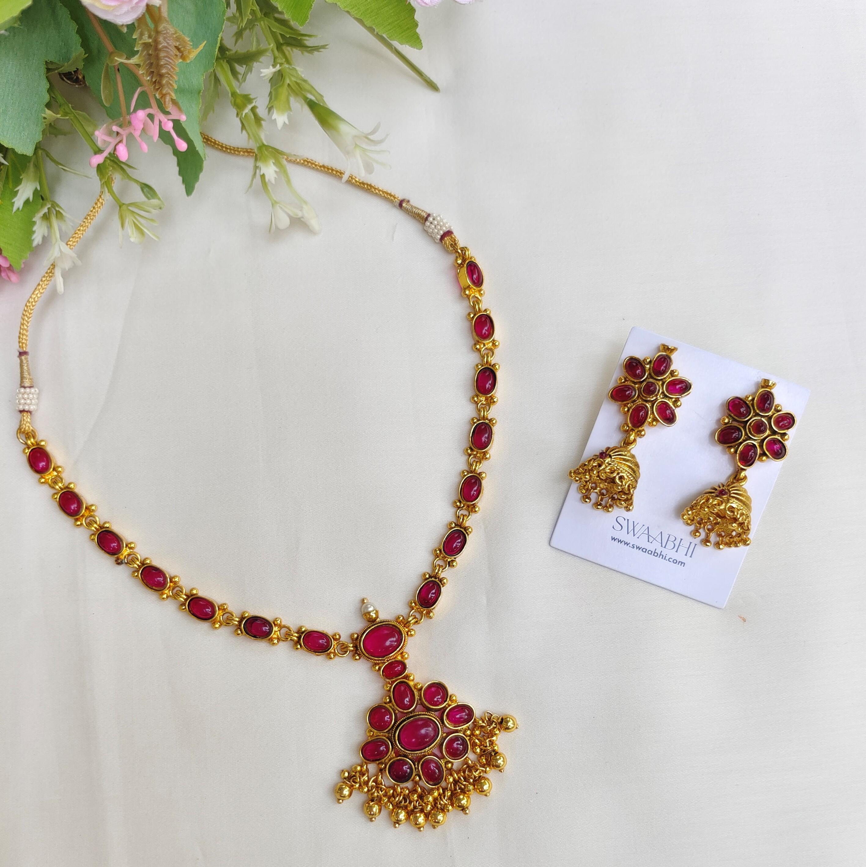 Sudha Antique Temple Necklace