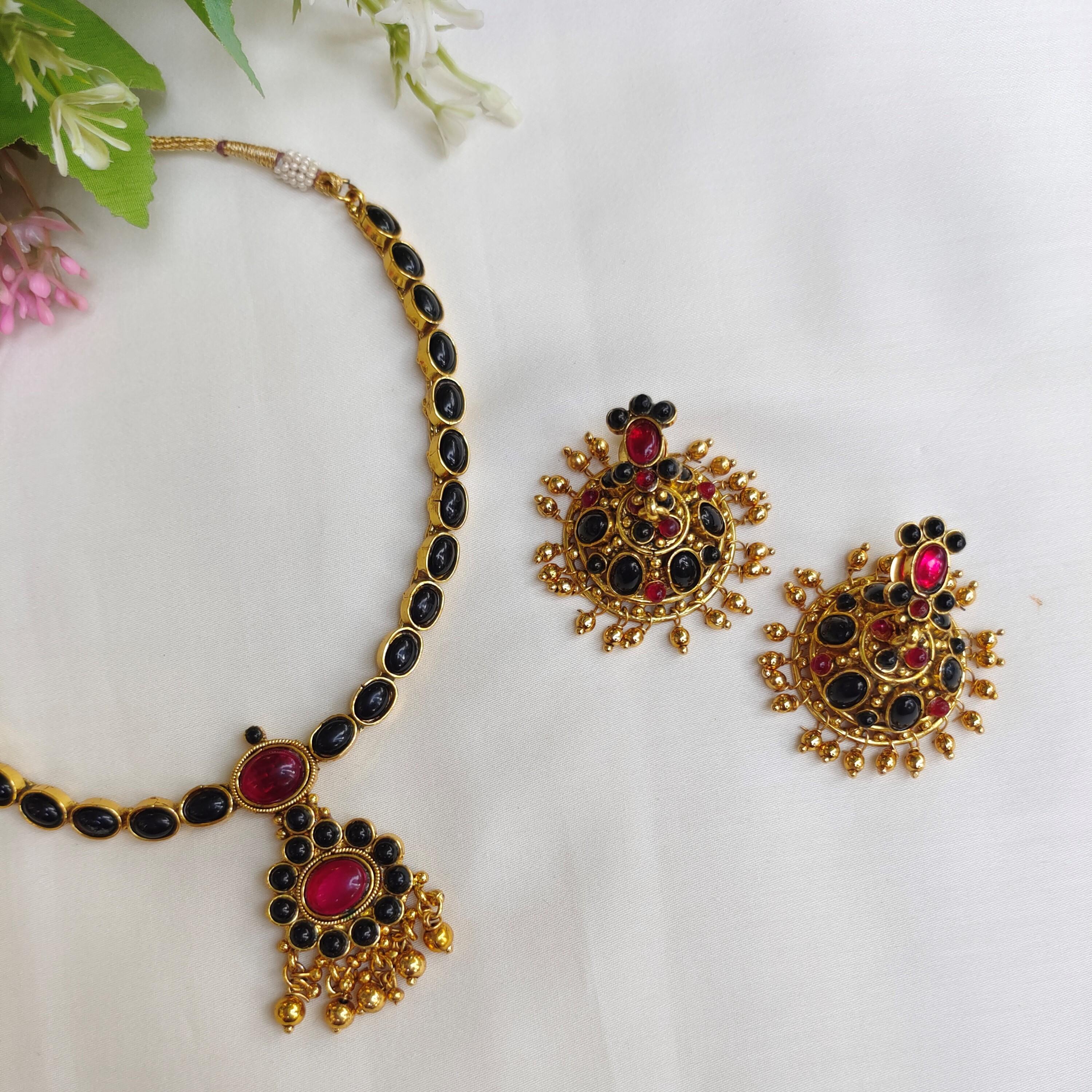 Malli Antique Temple Necklace