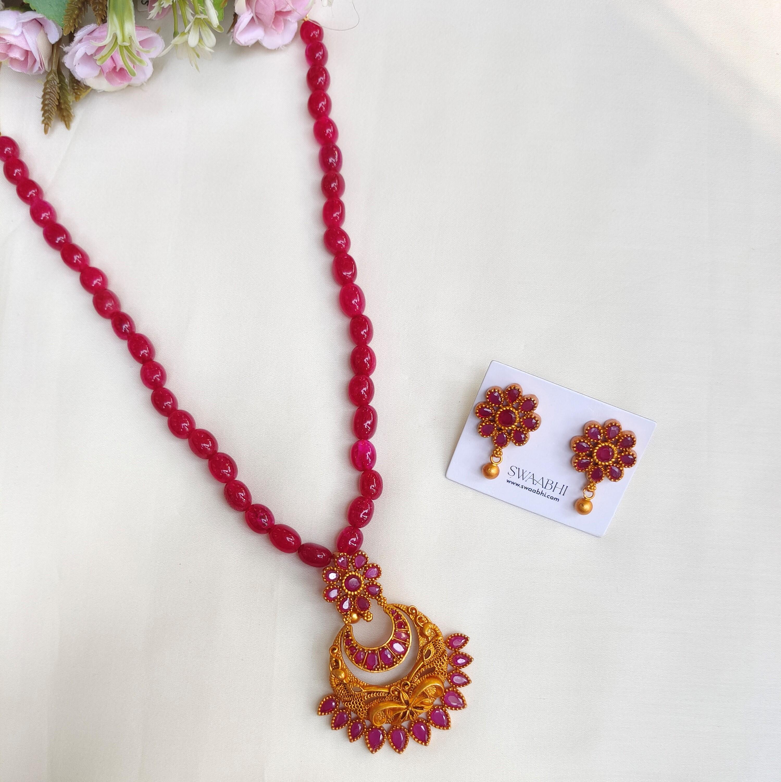 Mahi Temple Necklace Set