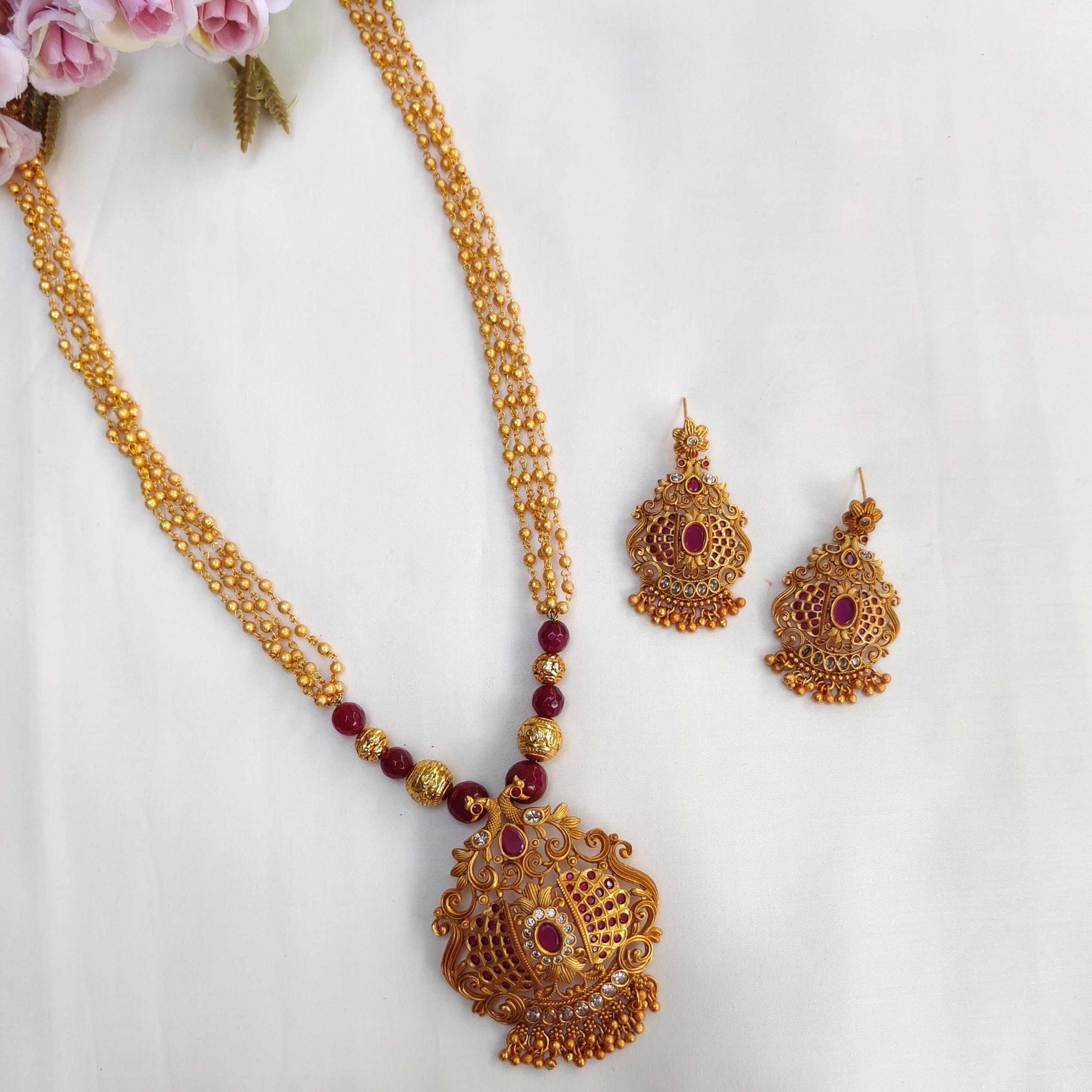 Tanvi Temple Necklace