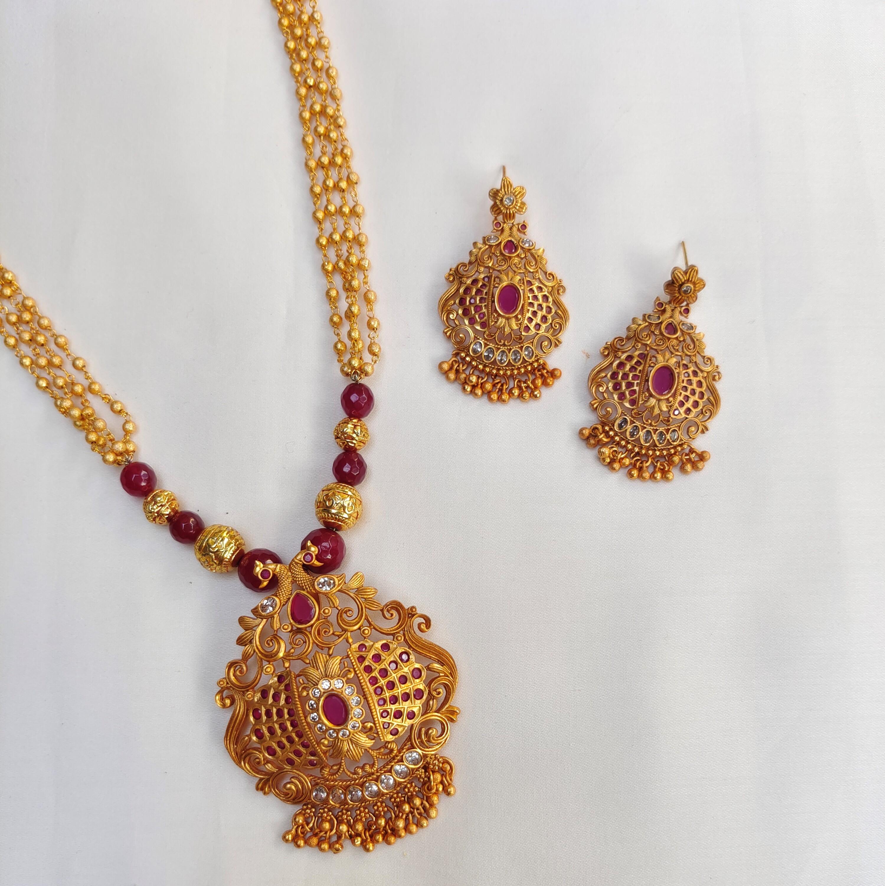 Tanvi Temple Necklace