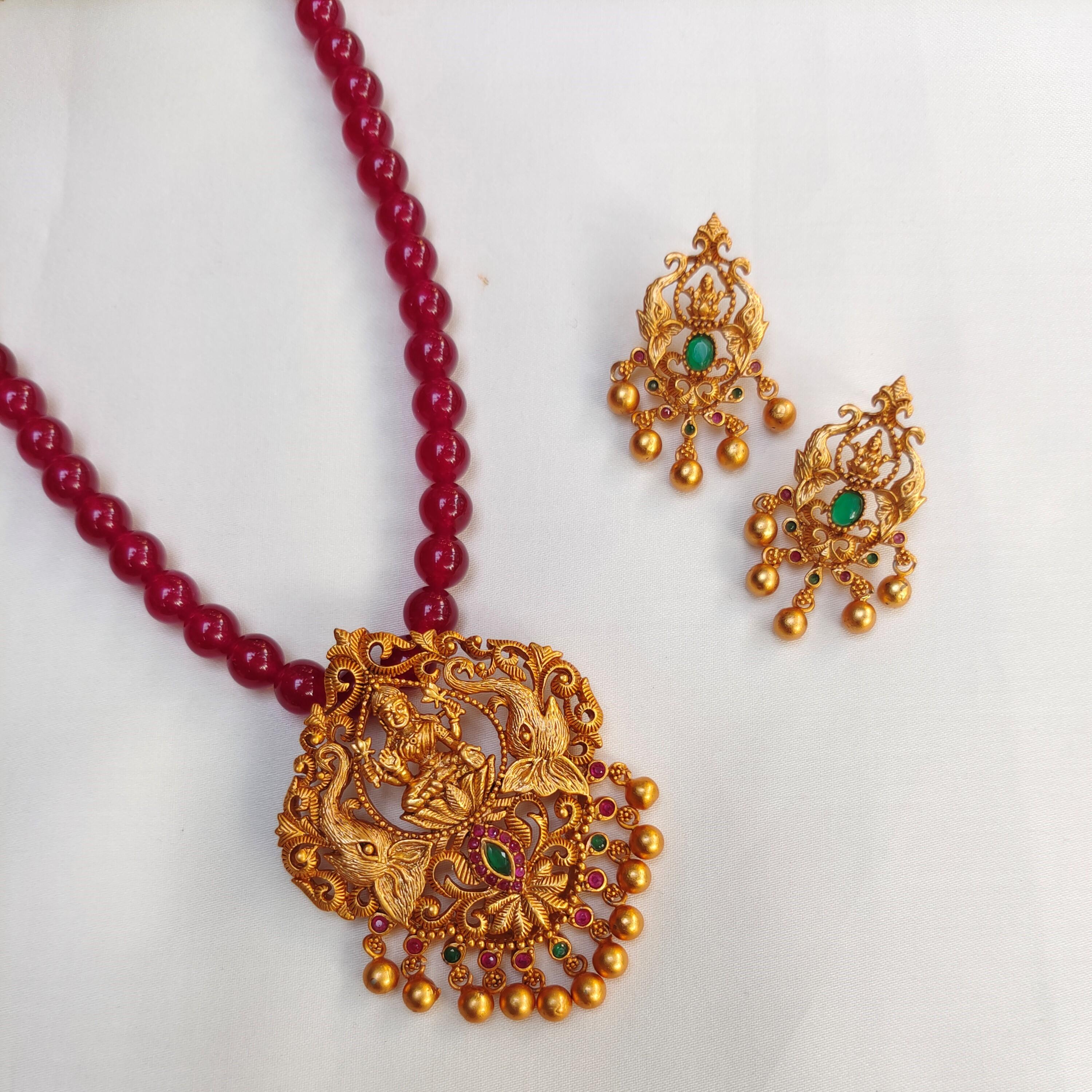 Vidya Temple Pendant Necklace