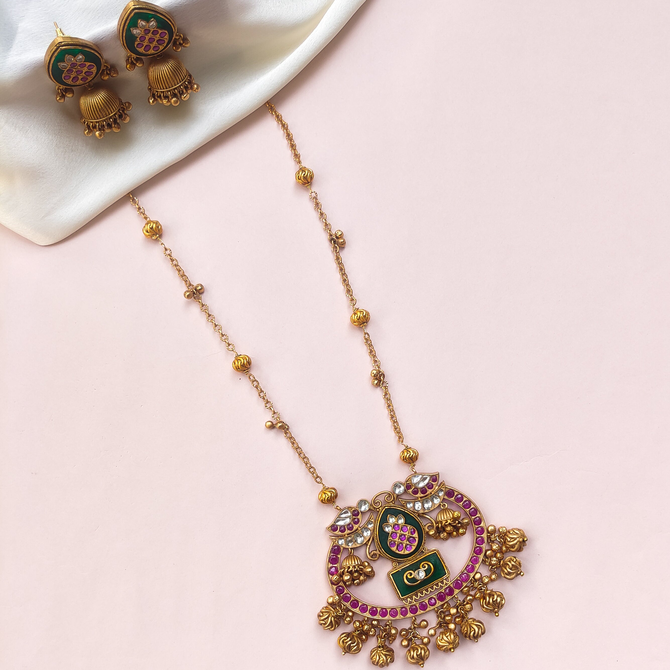 Ruhi Antique Necklace set