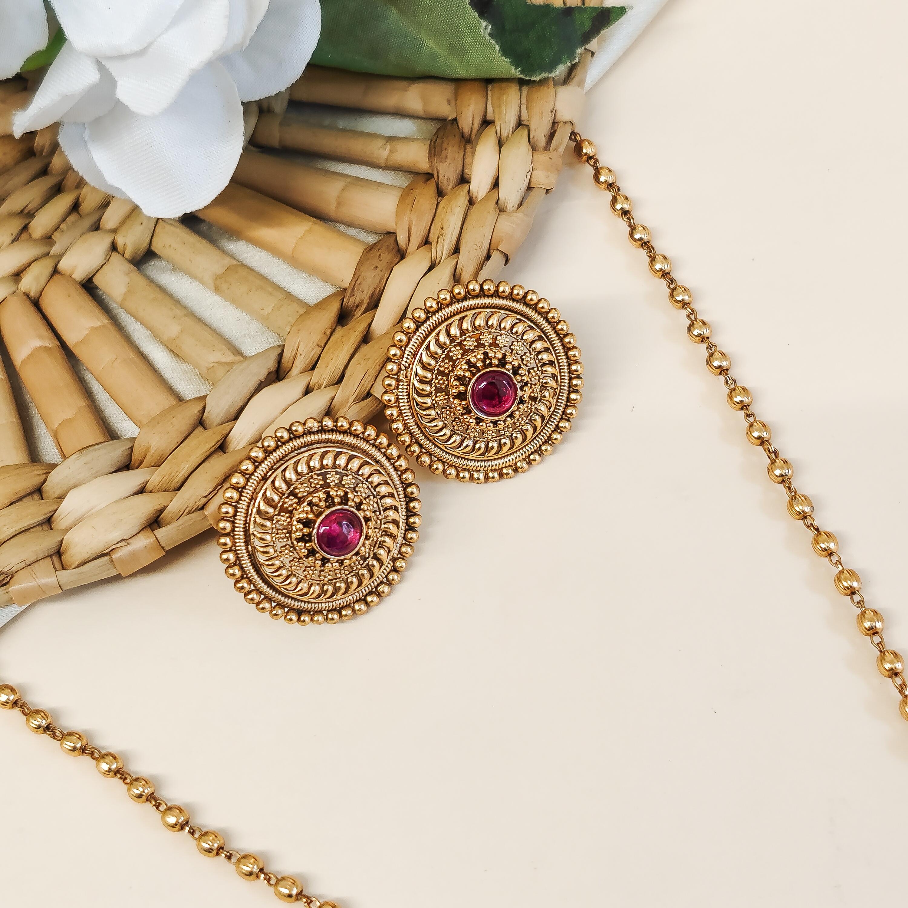 Abhaya Temple Pendant Set