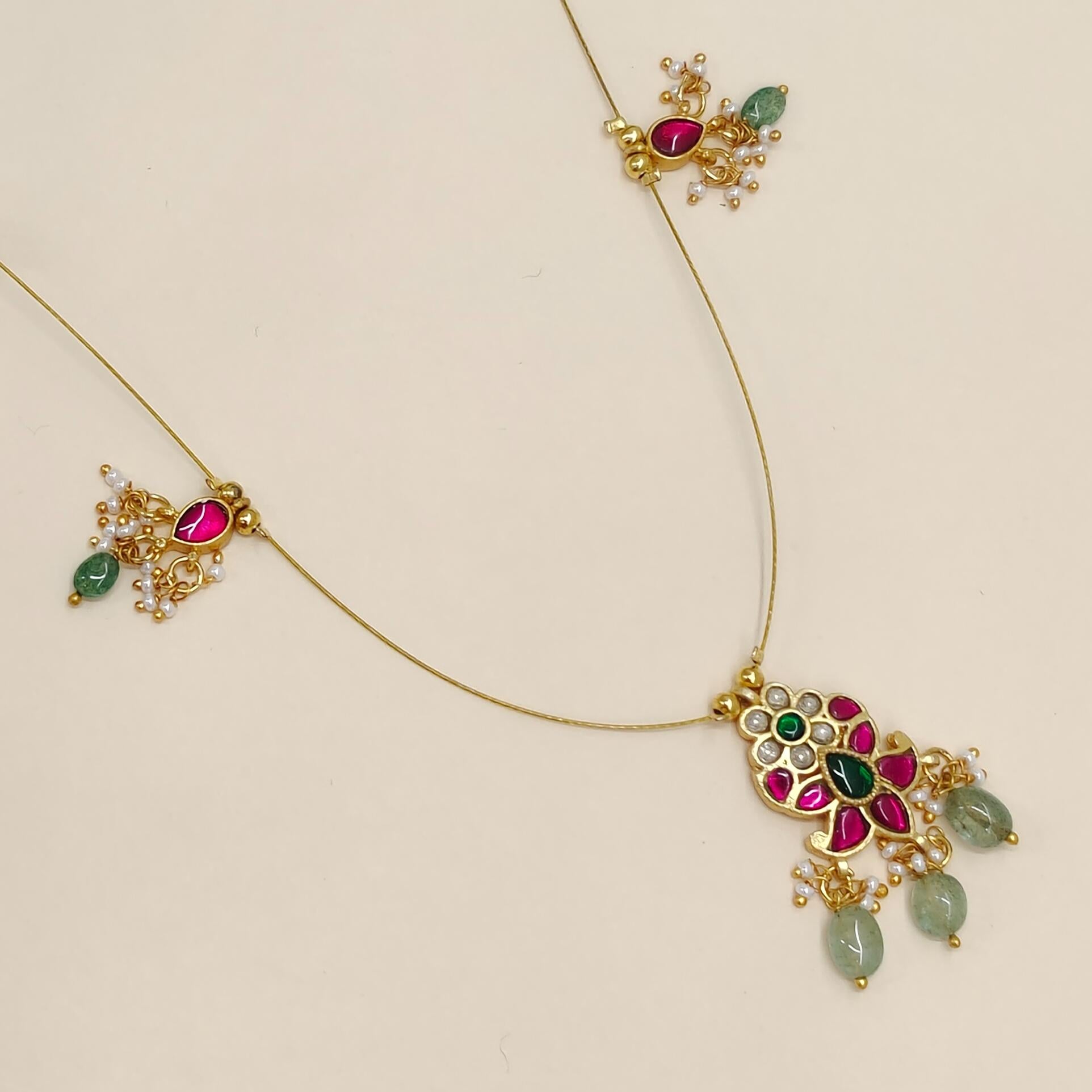 Nidhi Invisible Jadau Necklace
