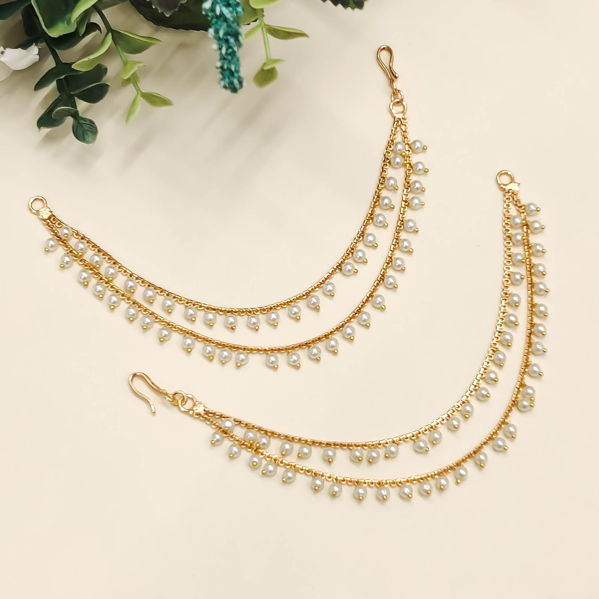 Charita Temple Ear Chain