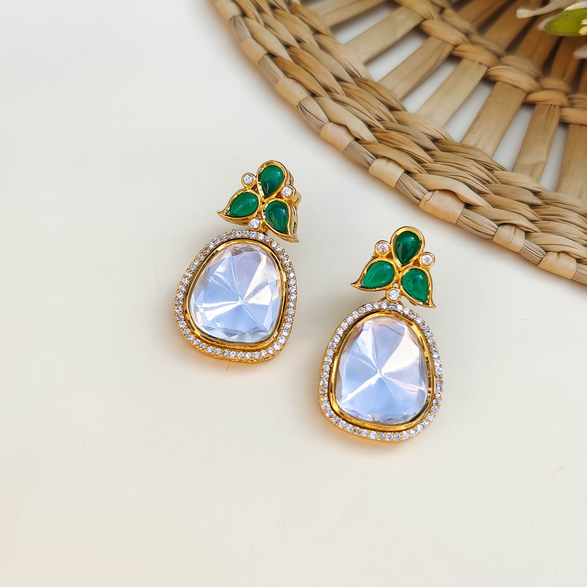 Oshin Kundan Earrings