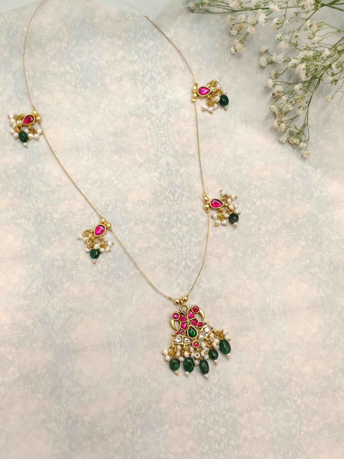 Rahi Invisible Jadau Necklace