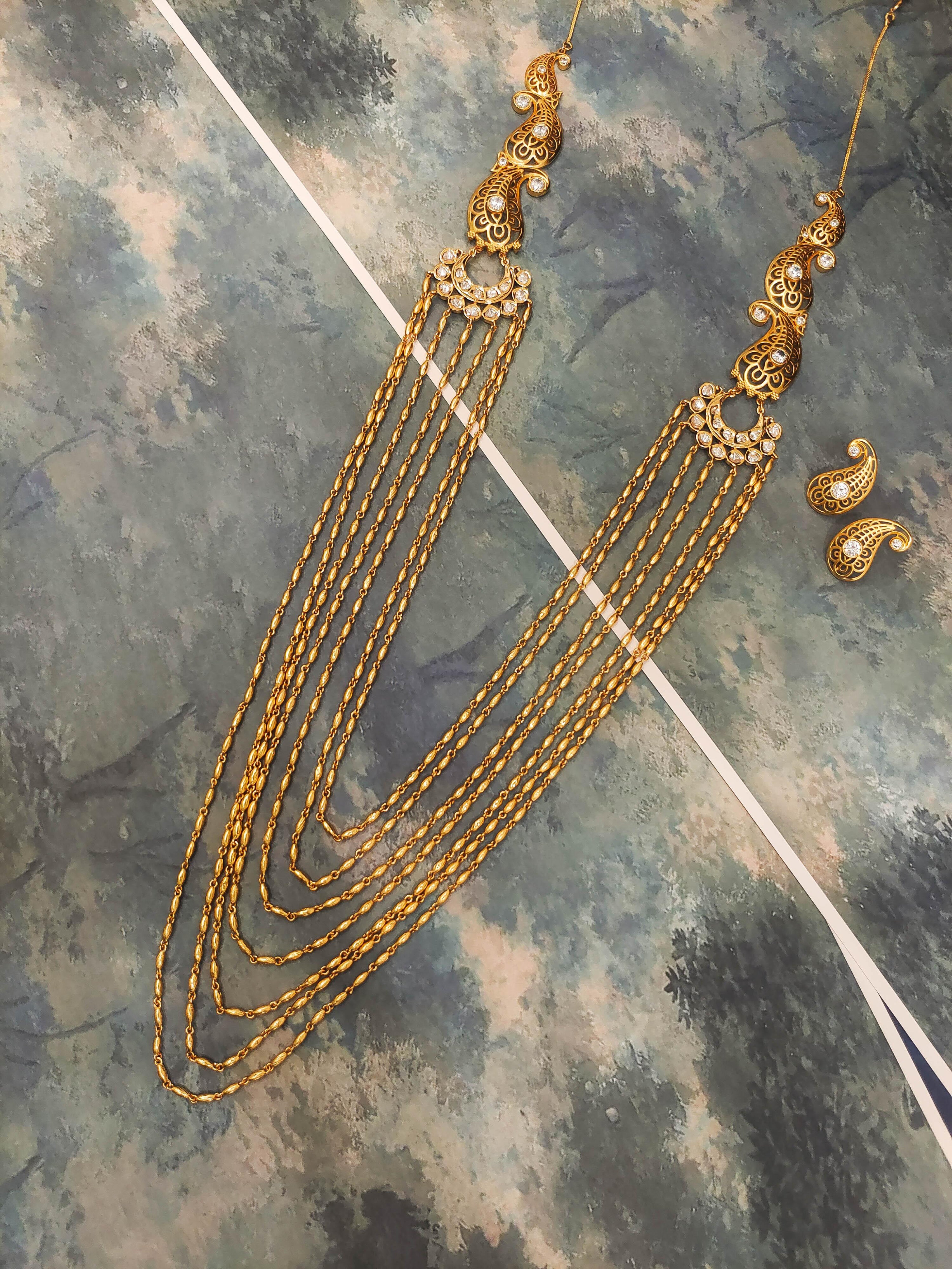 Rice Mala Kundan Necklace