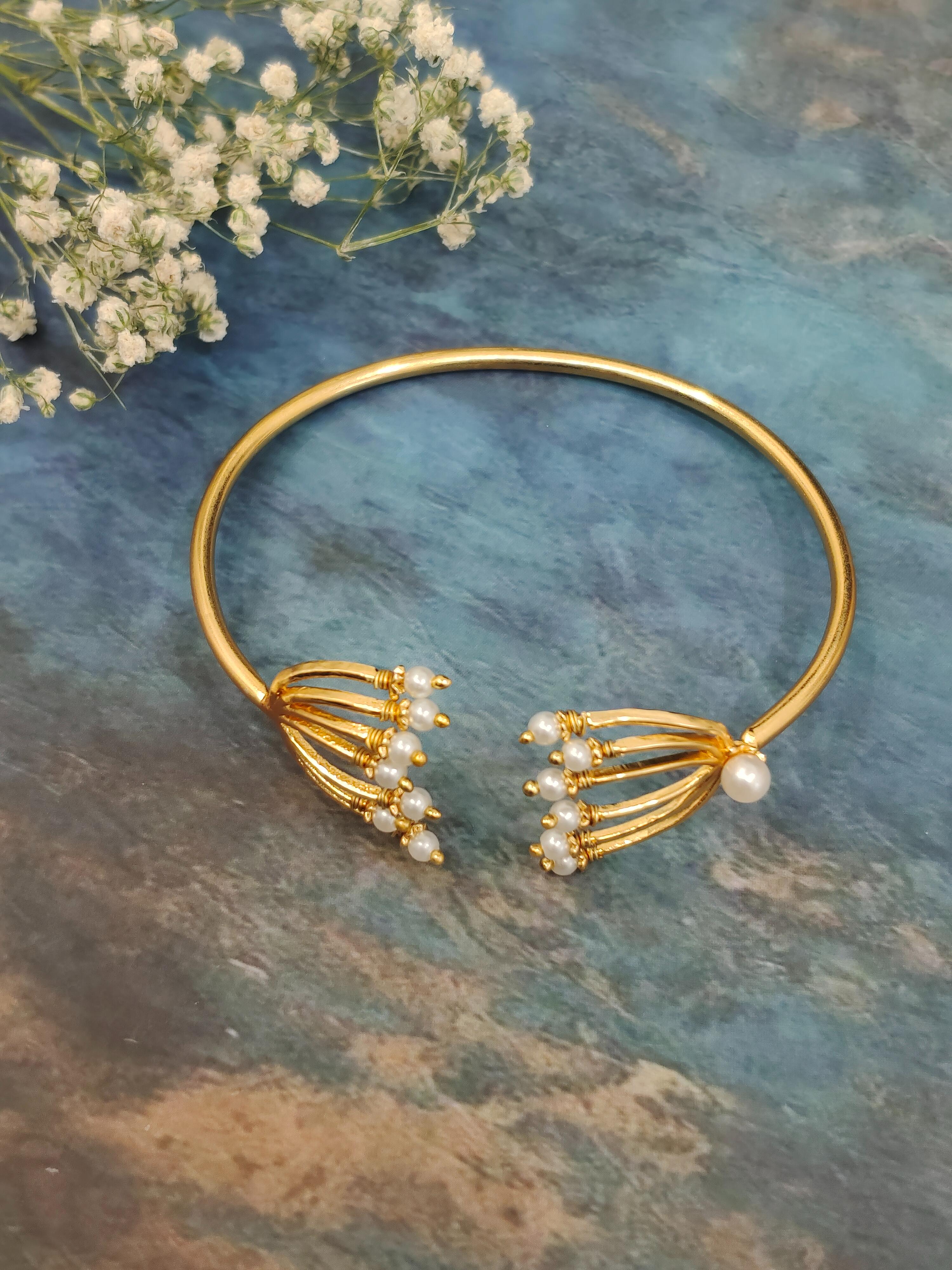 Lotus Pearl Bracelet