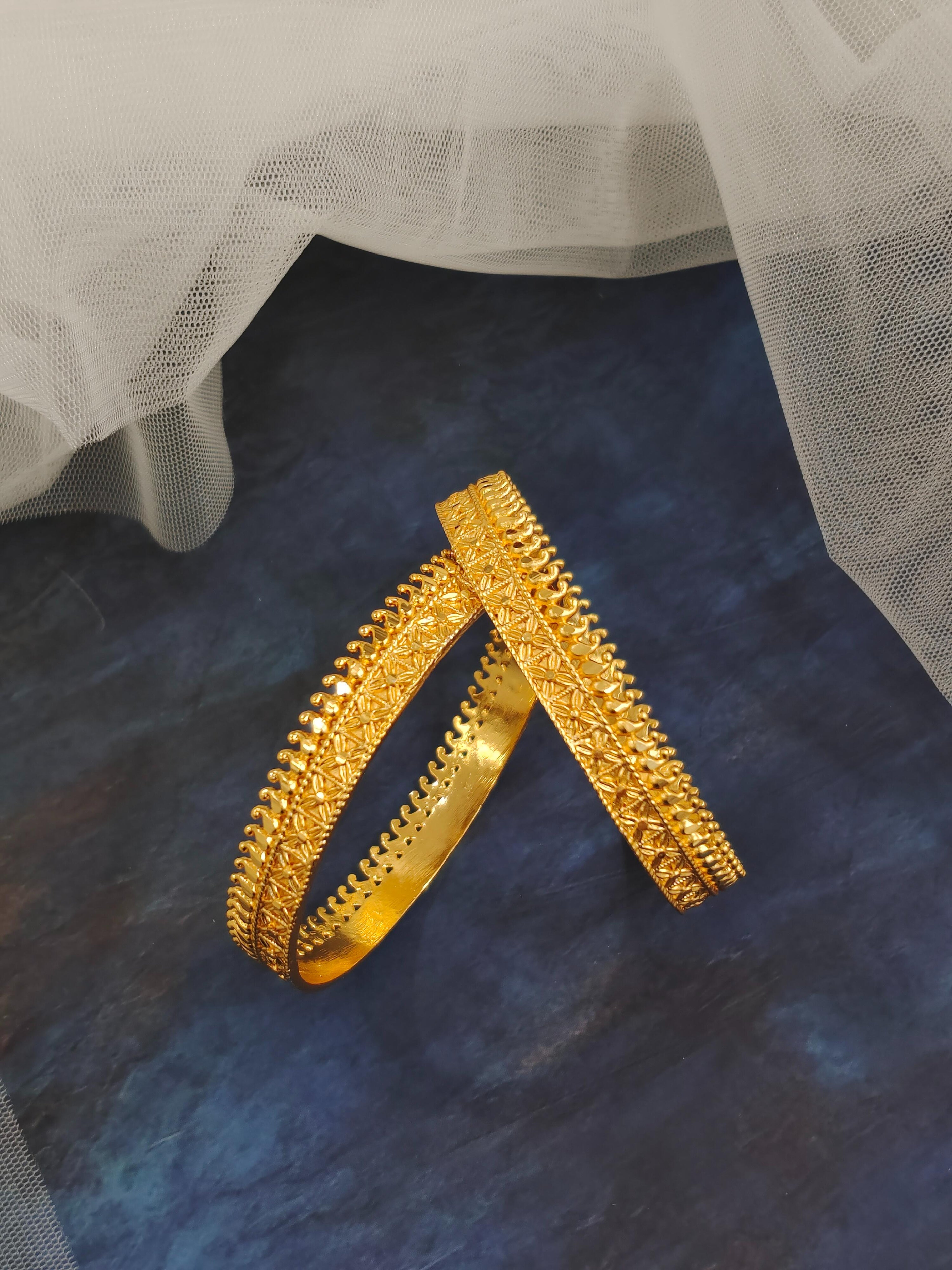 Traditional Koyari Golden Bangles