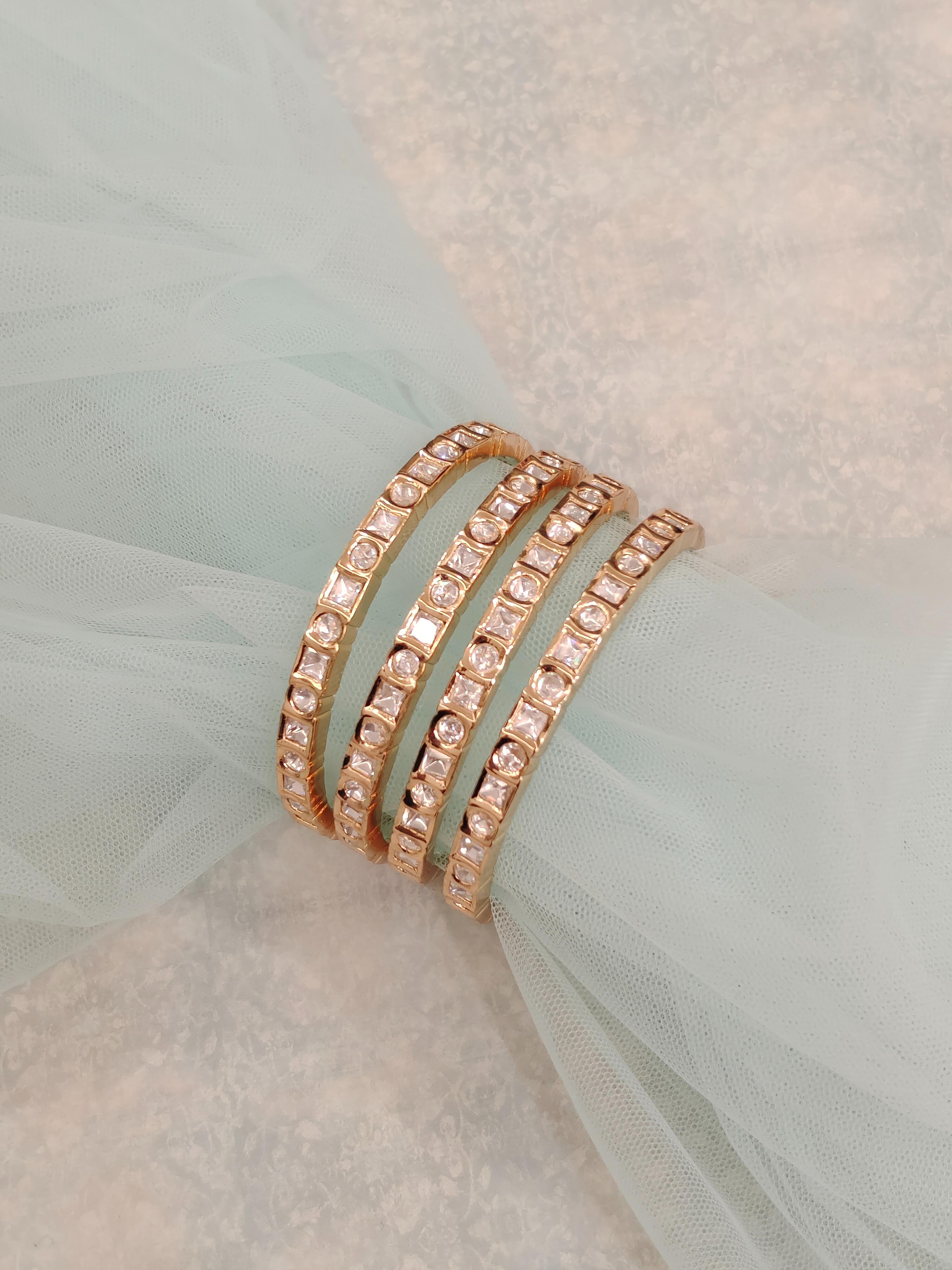 Vedika Kundan Bangles