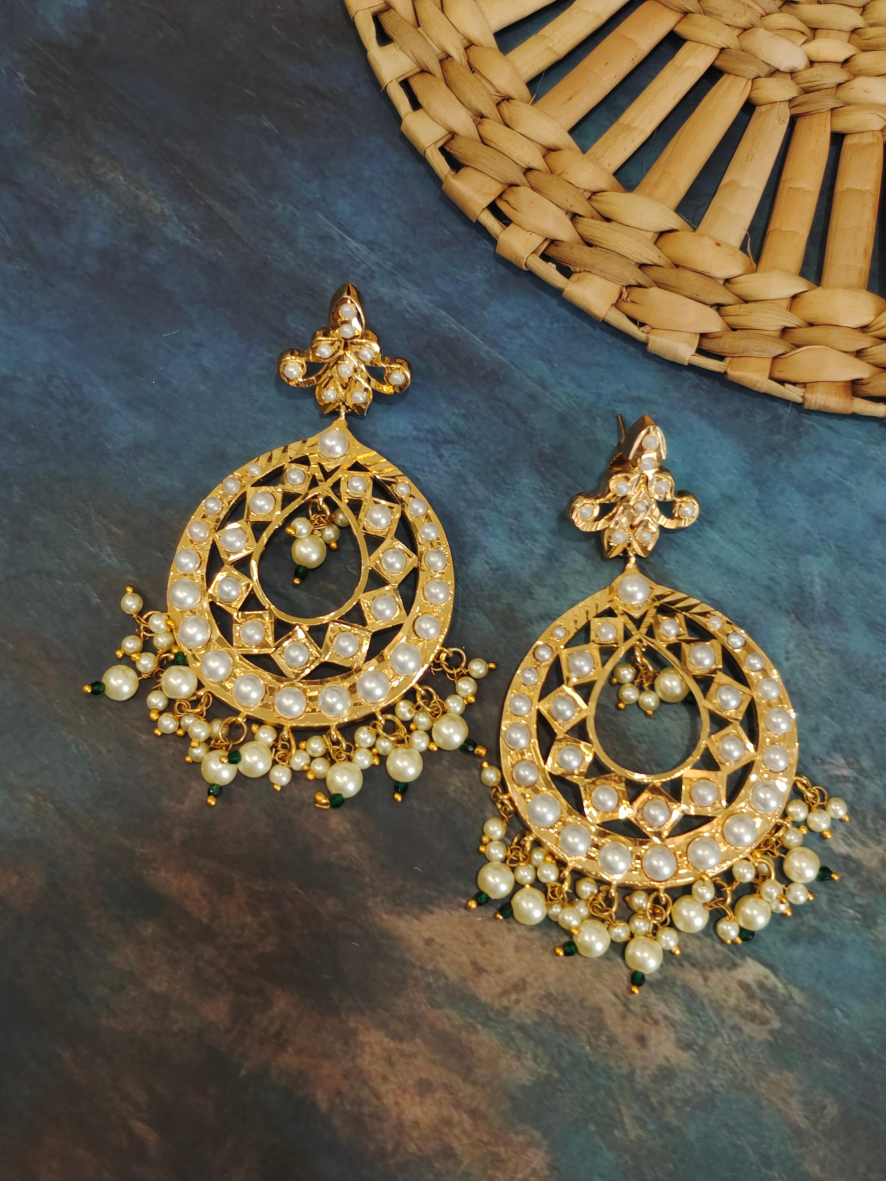 Priya Pearl Bali Earrings