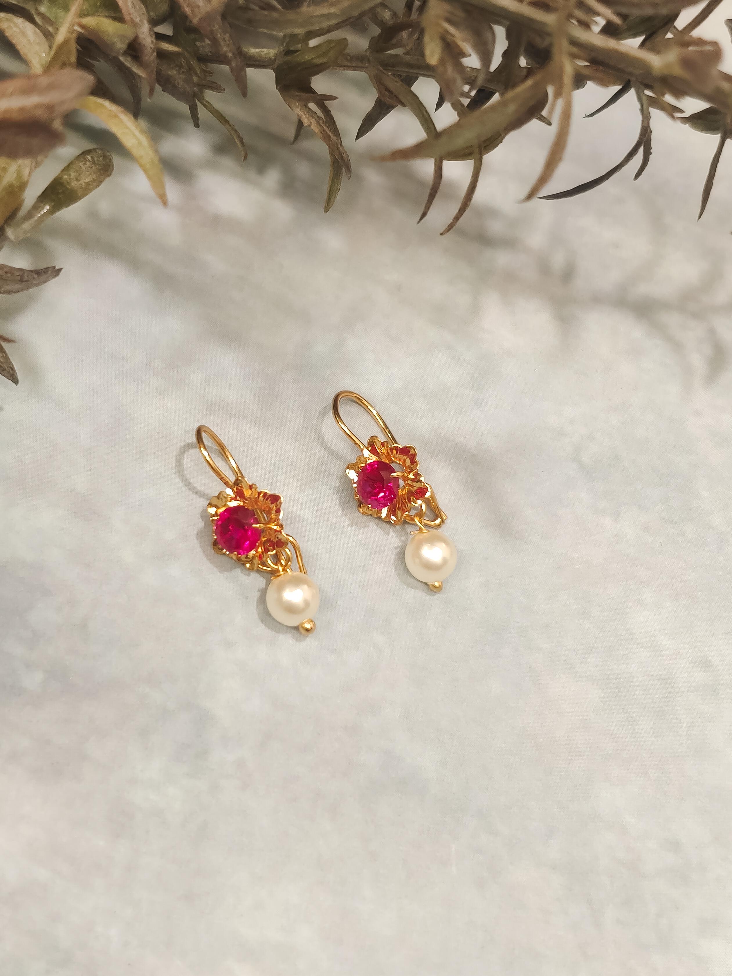 Red Stone Piercing Bugadi